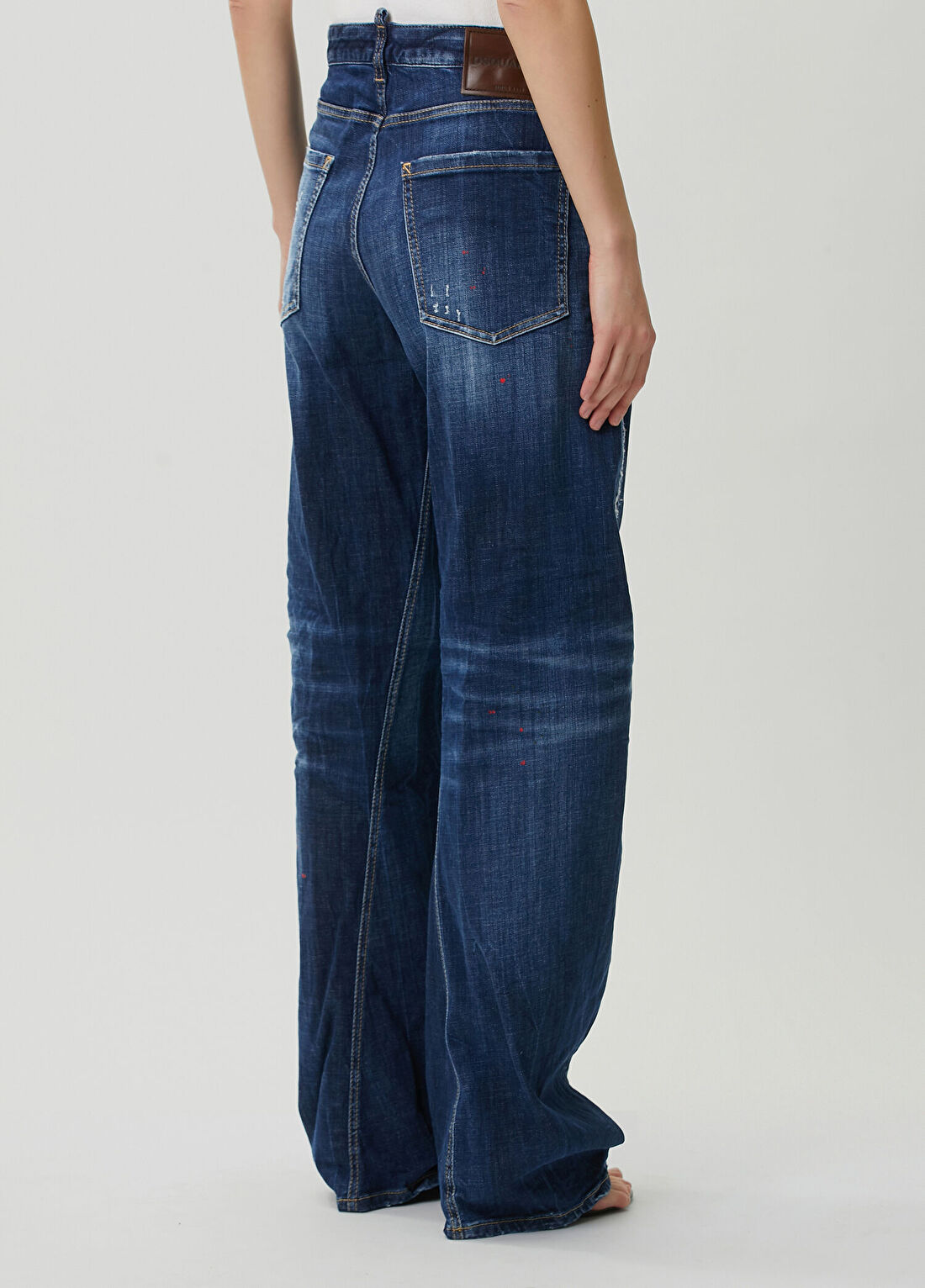 Dsquared2 Loose Twist Lacivert Jean Pantolon görsel 4