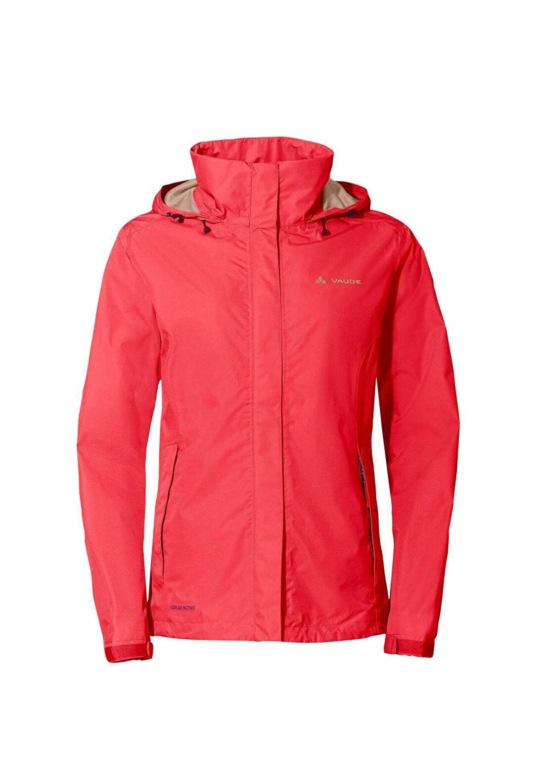 Vaude Escape Light Kırmızı Kapüşonlu Kadın Yağmurluk