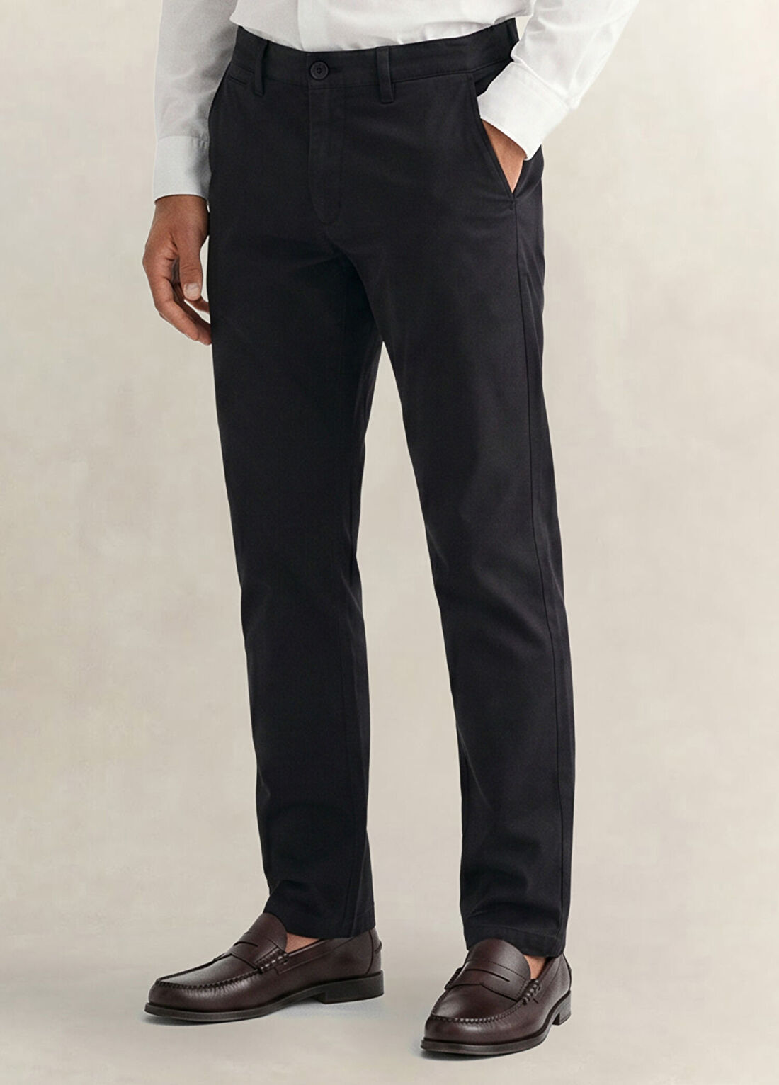 Gant Siyah Slim Fit Erkek Pantolon görsel 3