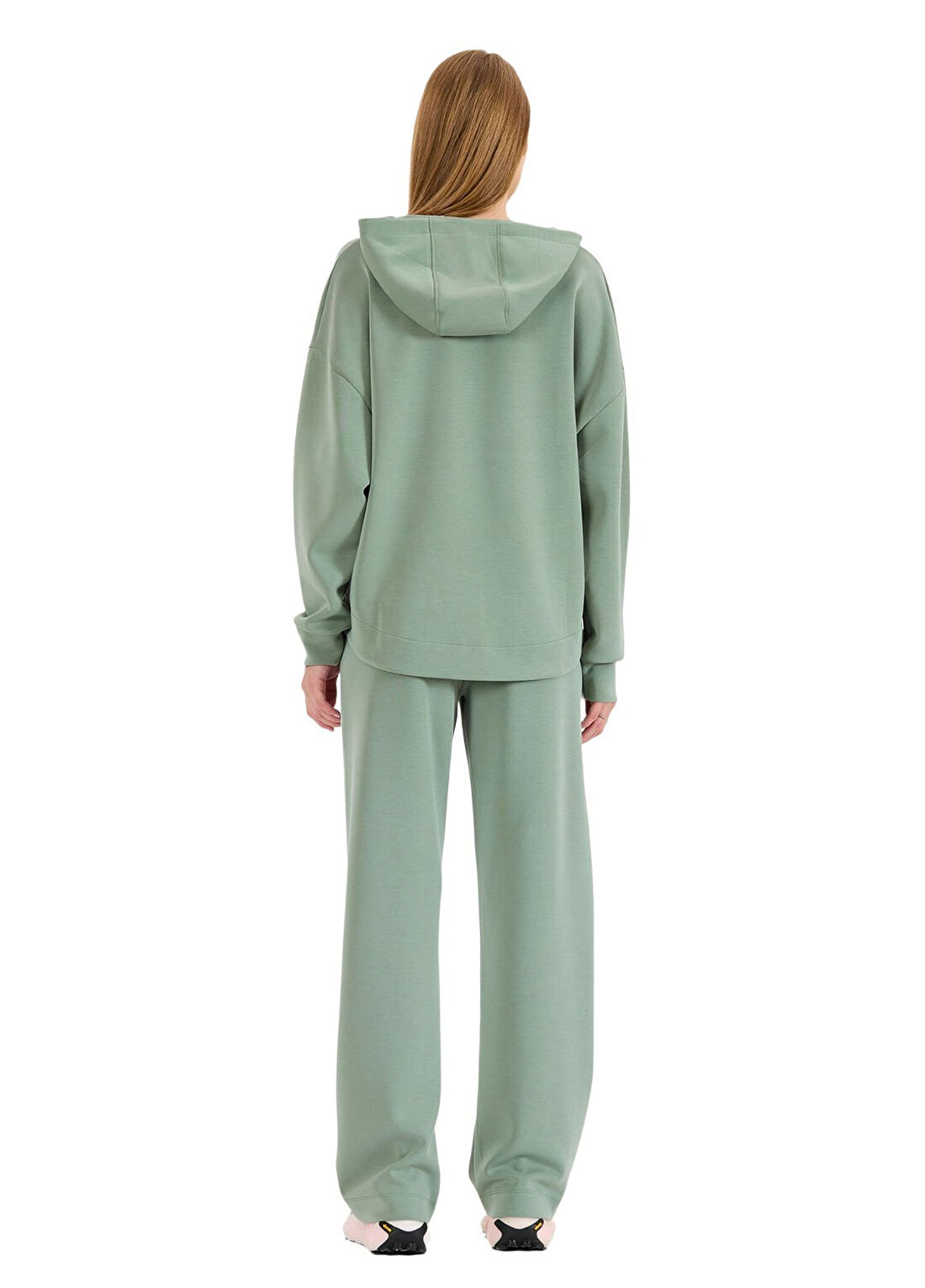 Merrell Stone Yeşil Kapüşonlu Kadın Sweatshirt görsel 4