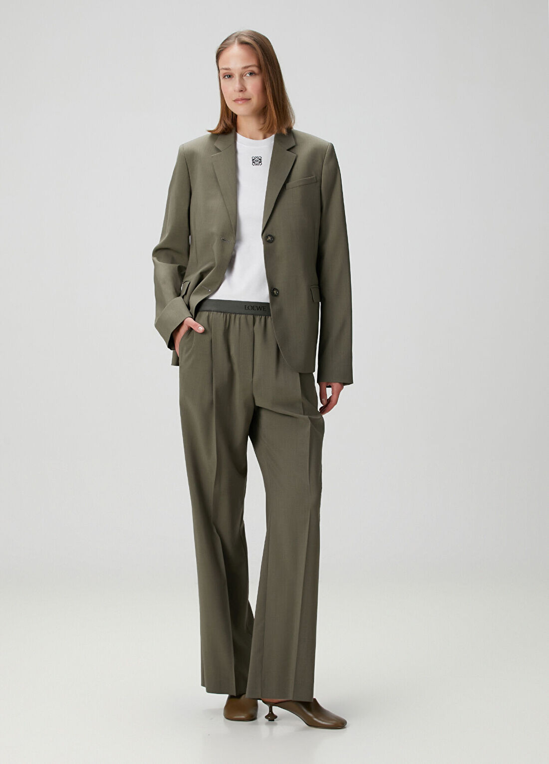 Loewe Haki Yün Pantolon