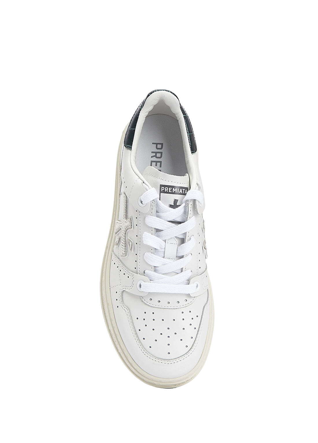 Premiata Quinnd Beyaz Kadın Deri Sneaker görsel 4
