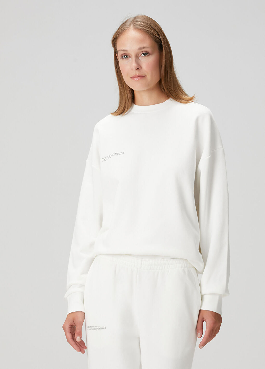 Pangaia Beyaz Sweatshirt
