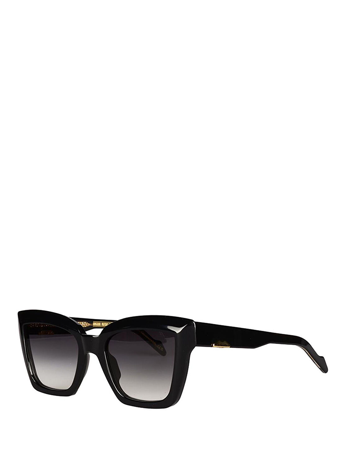 Original Vintage Sunglasses Naples City NC 01 Siyah Asetat Kadın Güneş Gözlüğü