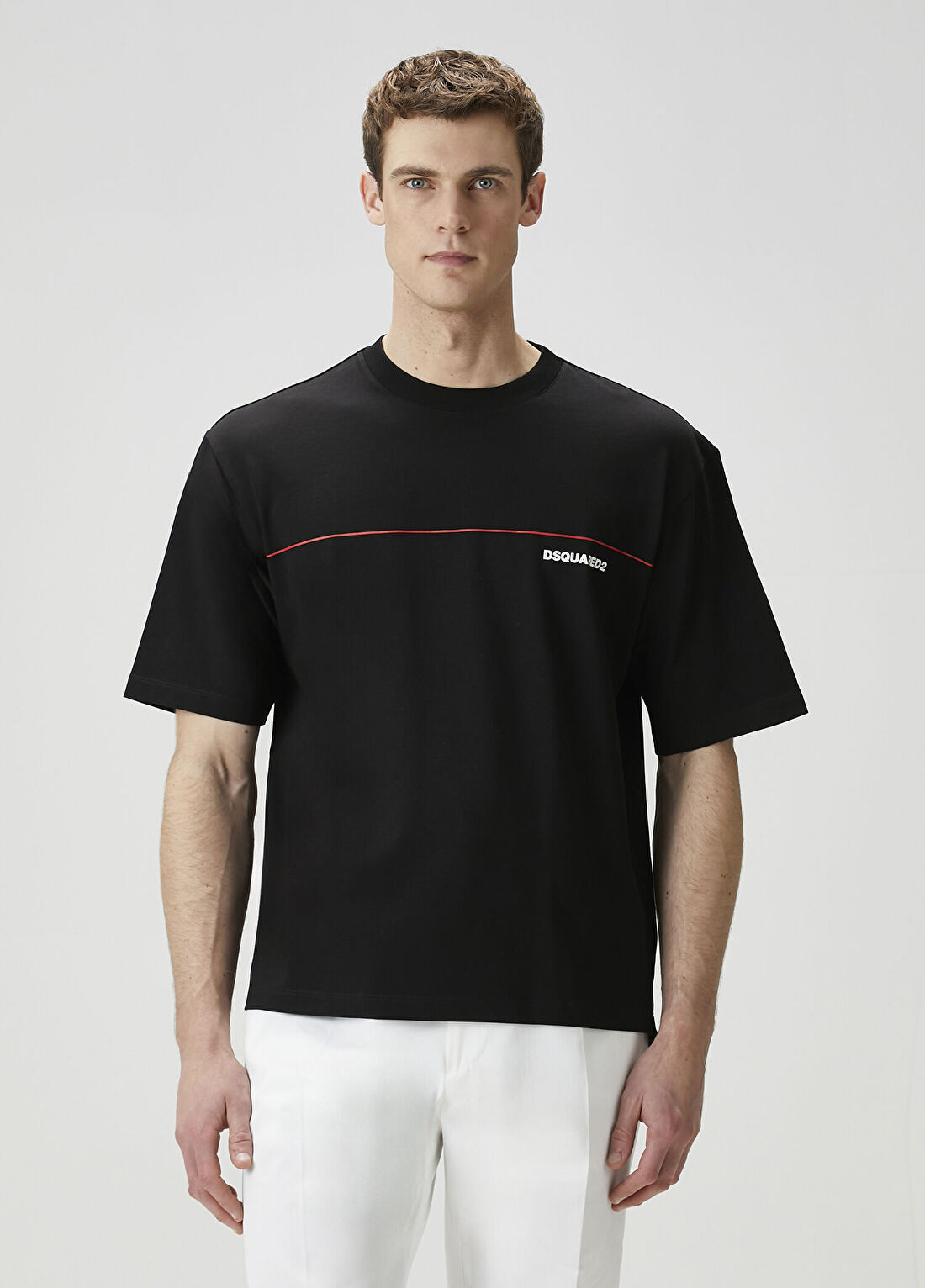 Dsquared2 Loose Fit Siyah T-shirt
