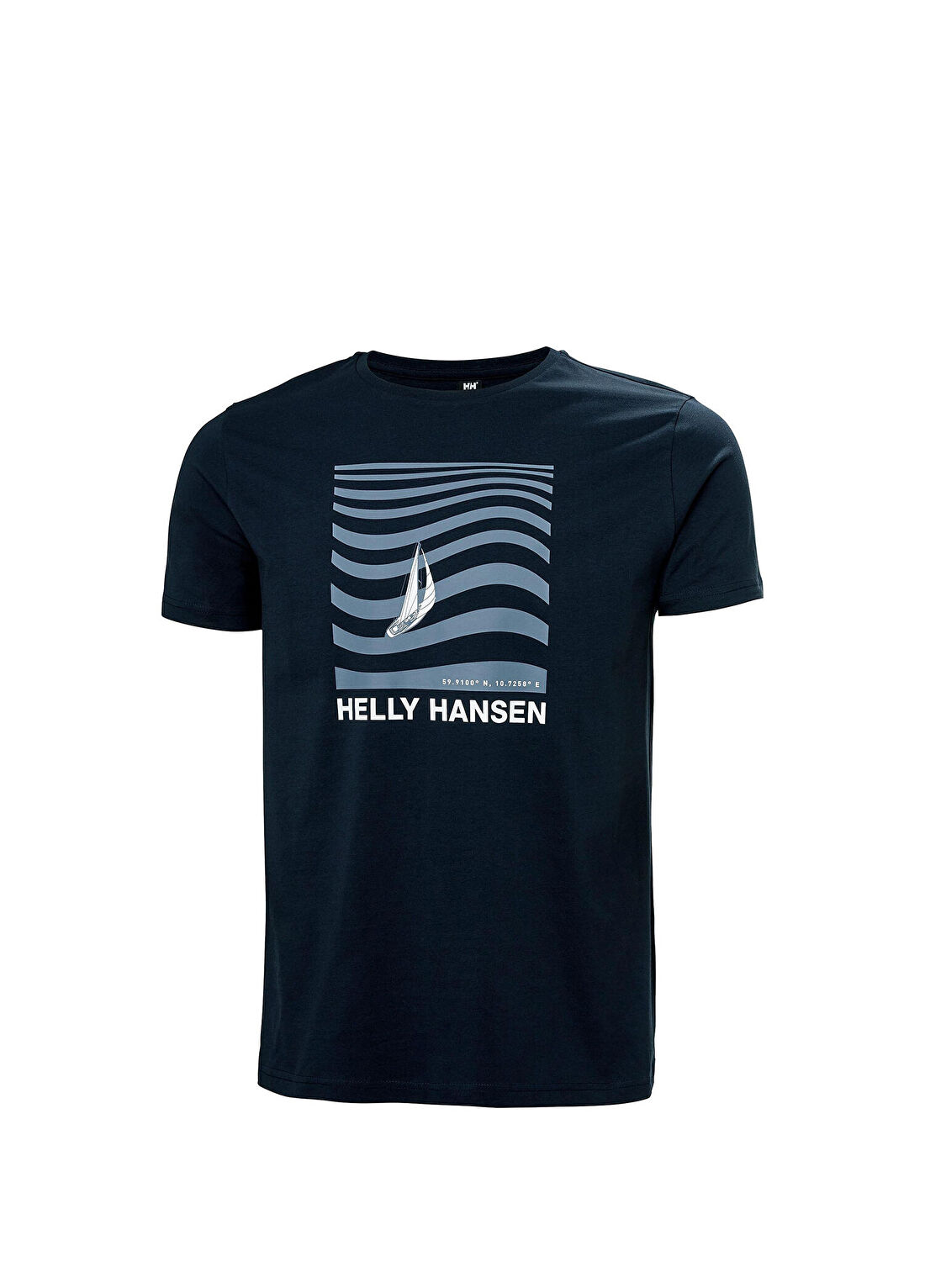 Helly Hansen Shoreline 3.0 Navy Kısa Kollu Erkek T-shirt