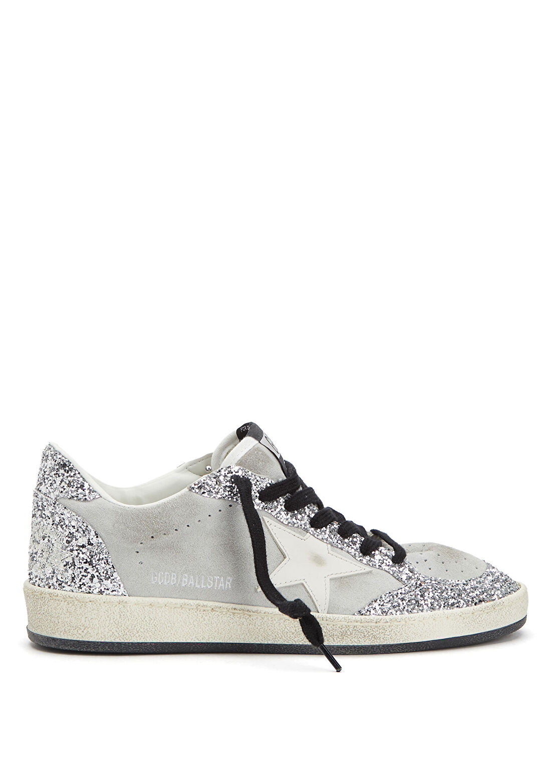 Golden Goose Ball Star Silver Kadın Süet Sneaker