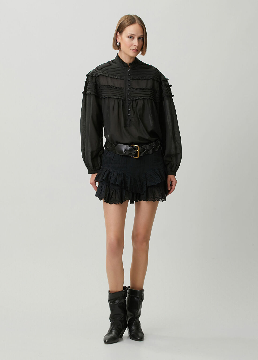 Marant Etoile Jocadia Siyah Mini Etek