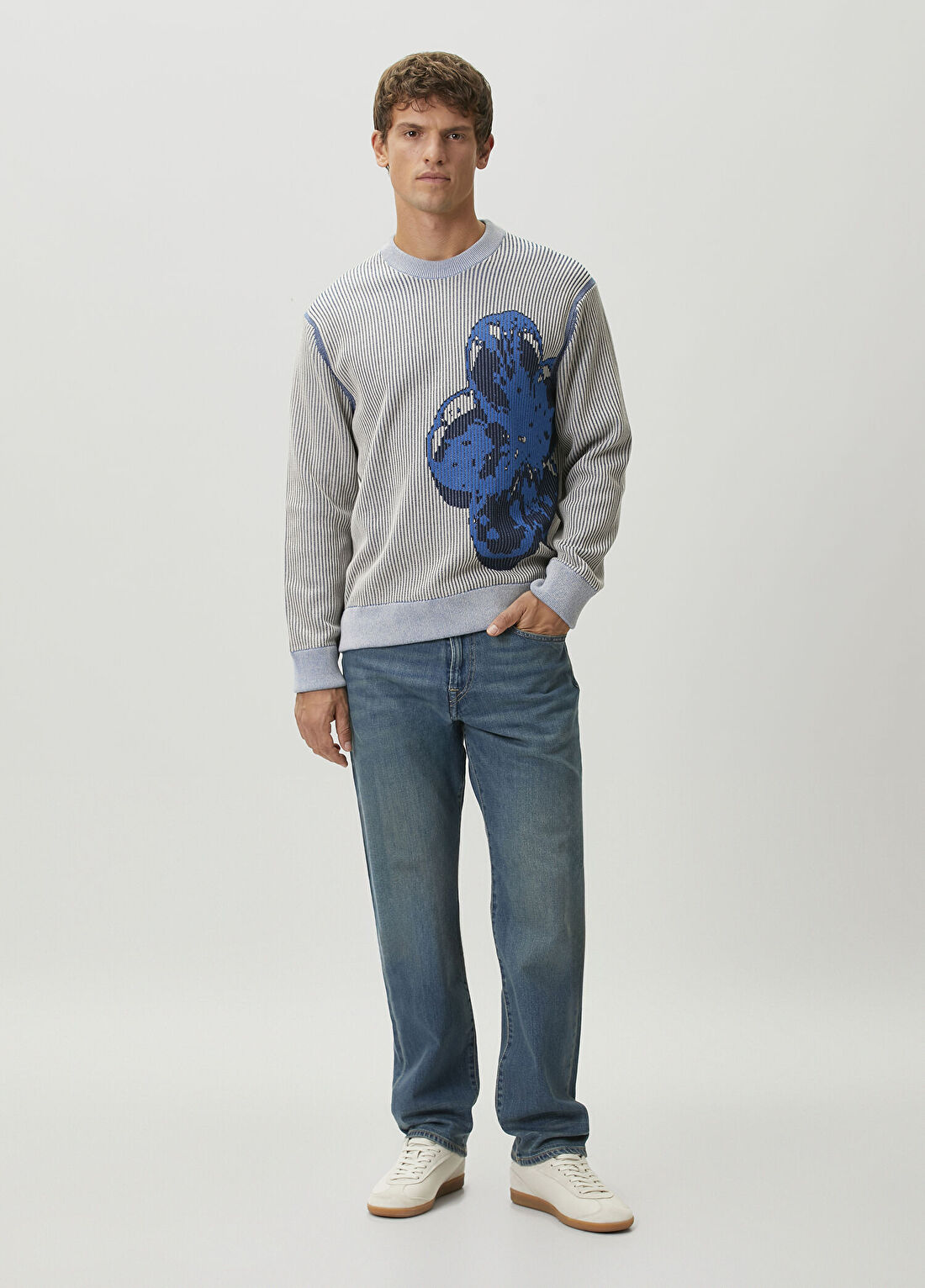 PS Paul Smith Relaxed Taper Fit Mavi Jean Pantolon