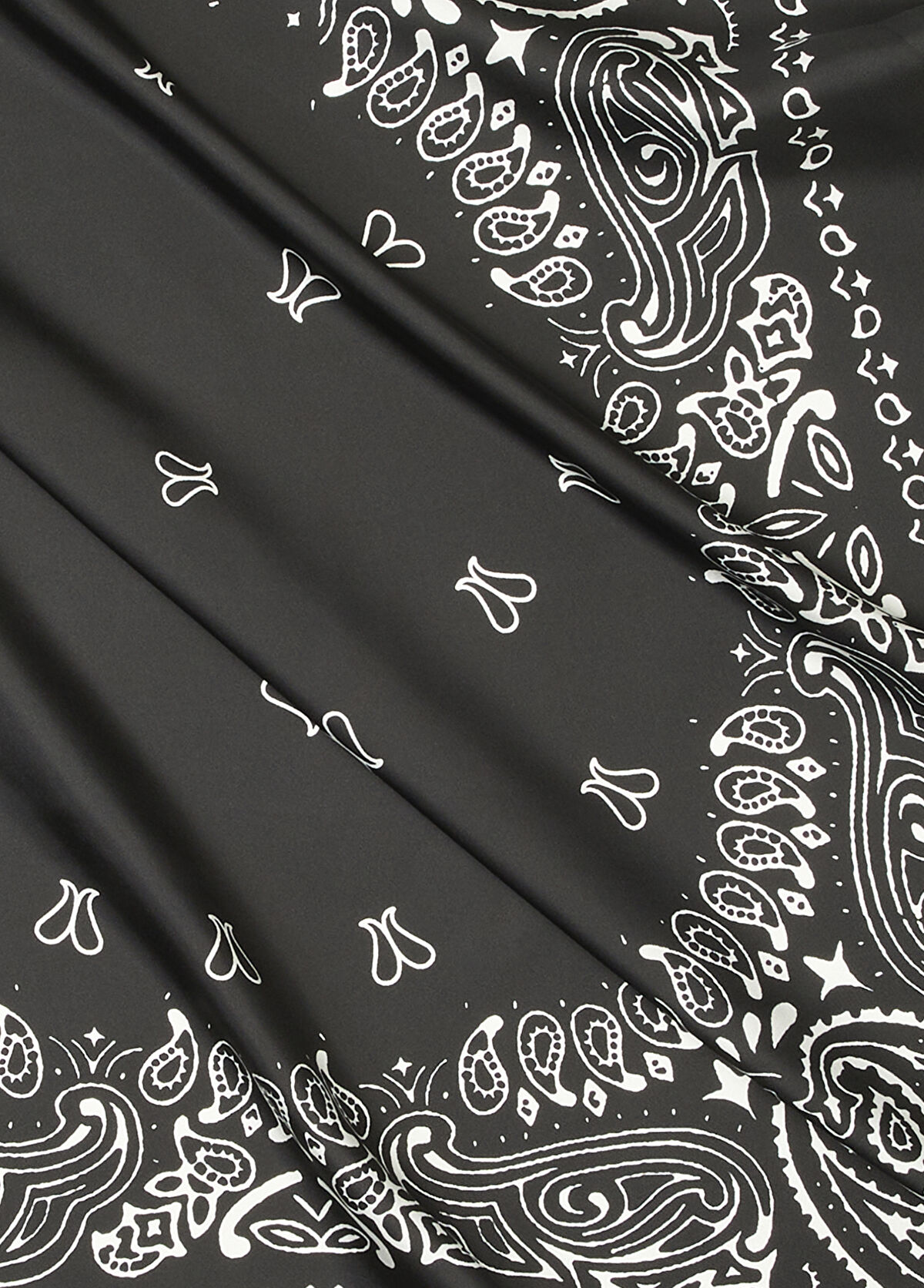 Beymen Club Black Silk Scarf - 3
