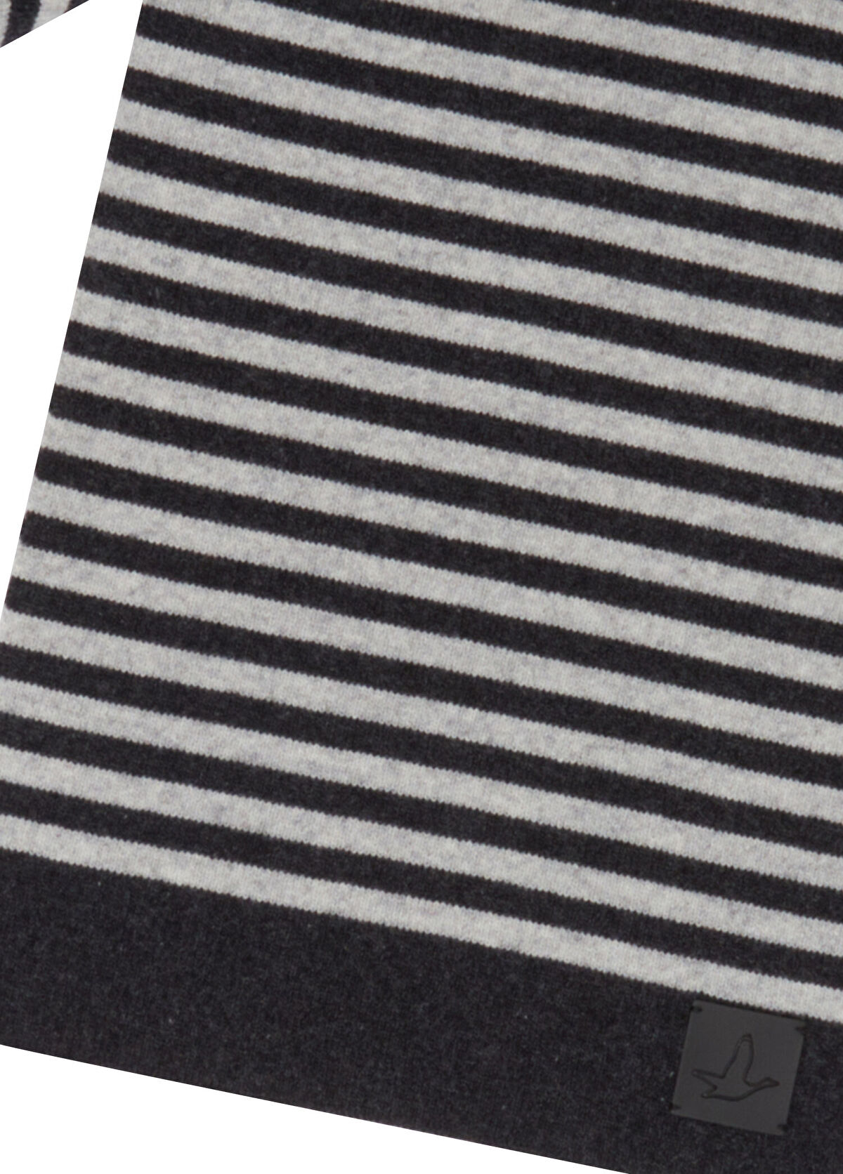 Beymen Club Black Grey Striped Men's Knit Scarf - 3