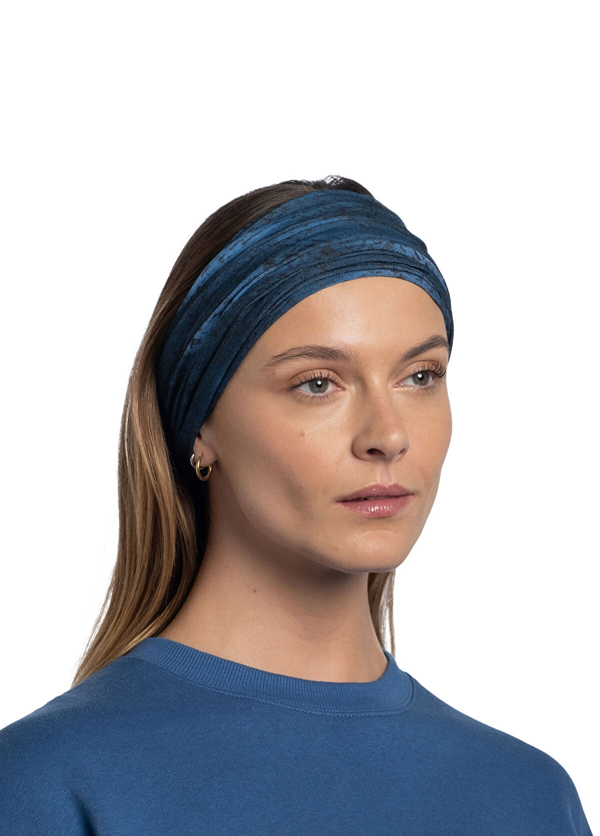 Buff Ecostretch Sineb Night Blue Original Unisex Lanyard - 3