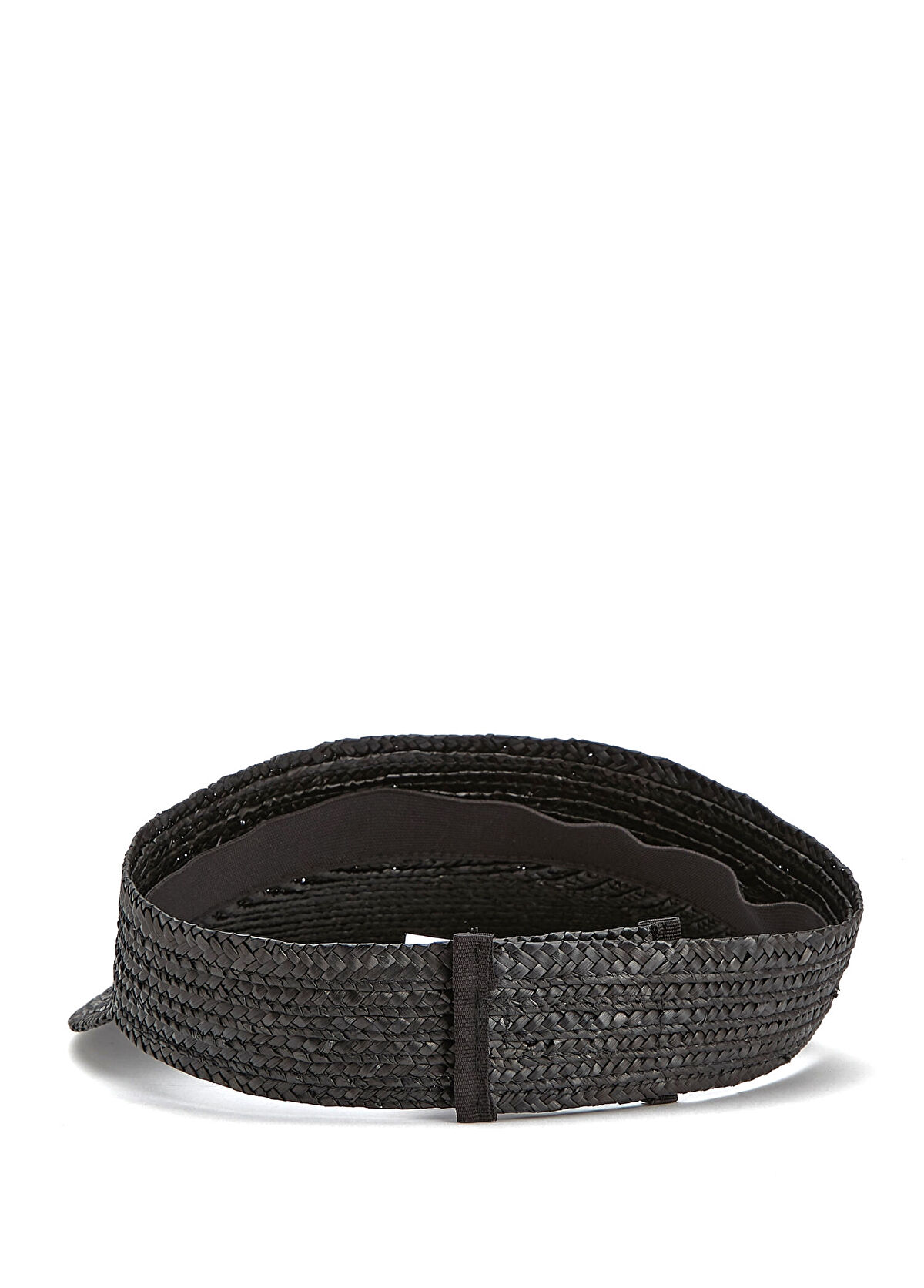Beymen Club Black Men's Straw Visor Hat - 3
