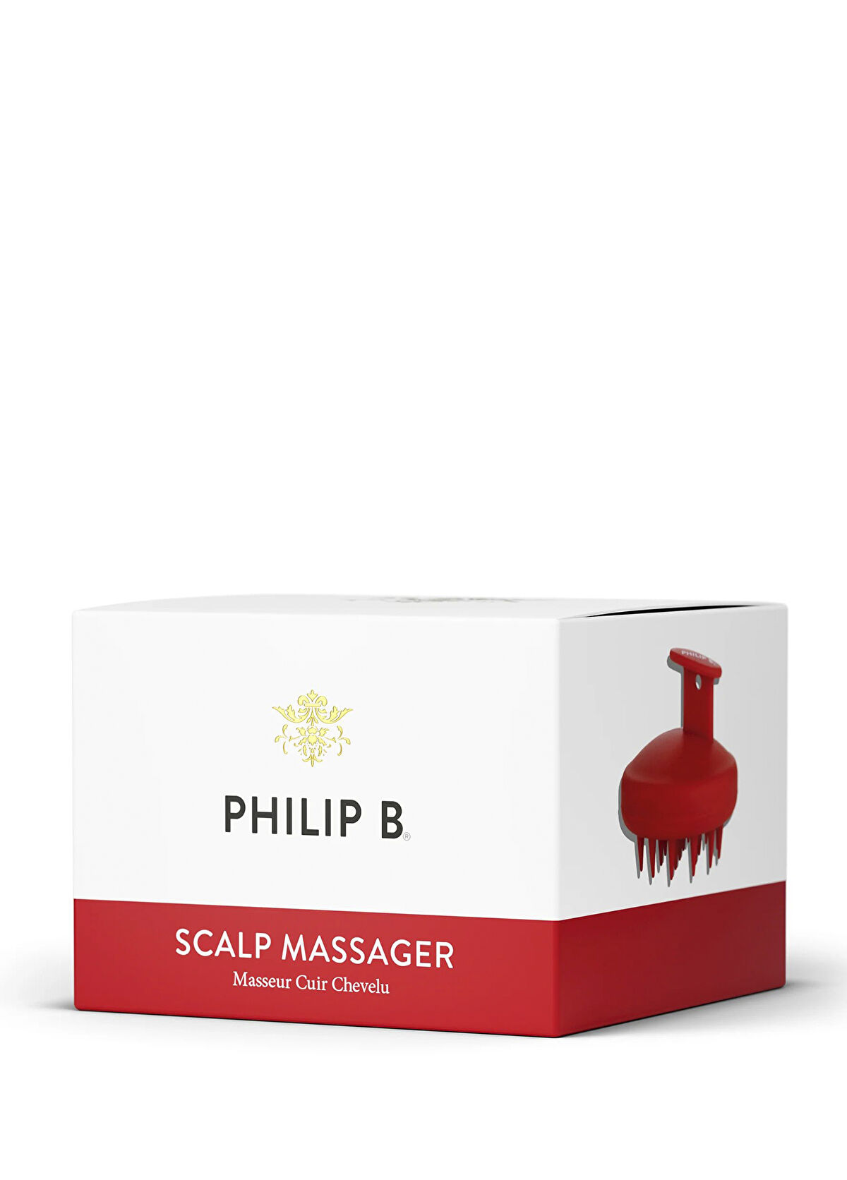 Philip B. Scalp Kırmızı Saç Derisi Masaj Aleti  - 3