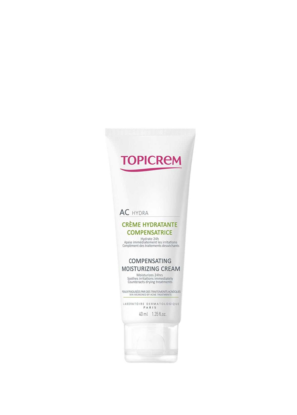 Topicrem AC Compensating Balancing Moisturizing Face Cream 40 ml - 1