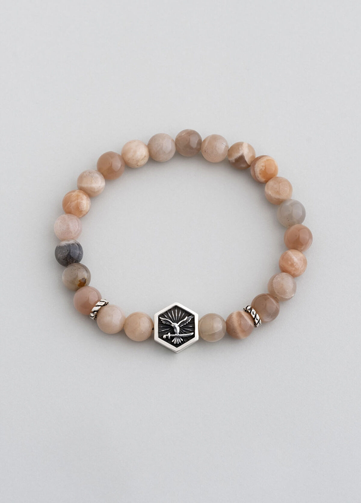 So Chic Attila'nın Kılıcı Güneş Taşlı 925 Ayar Gümüş Erkek Bileklik - 3