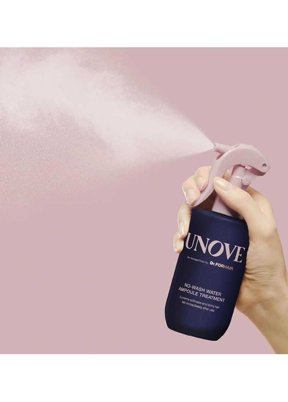 Unove No-Wash Water Ampoule Treatment Kuruluk ve Elektriklenme Karşıtı Proteinli Besleyici Ampul Saç Spreyi 200 ml - 3