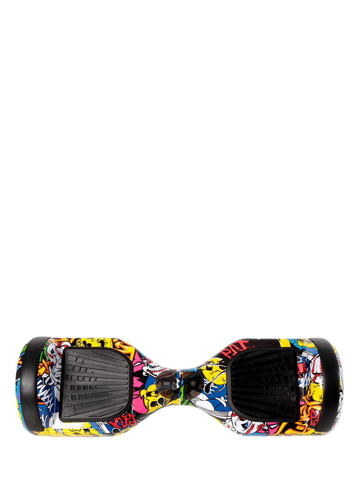 CityMate Smart Balanced Yellow Graffiti Pattern Hoverboard with Bluetooth Speaker - 3