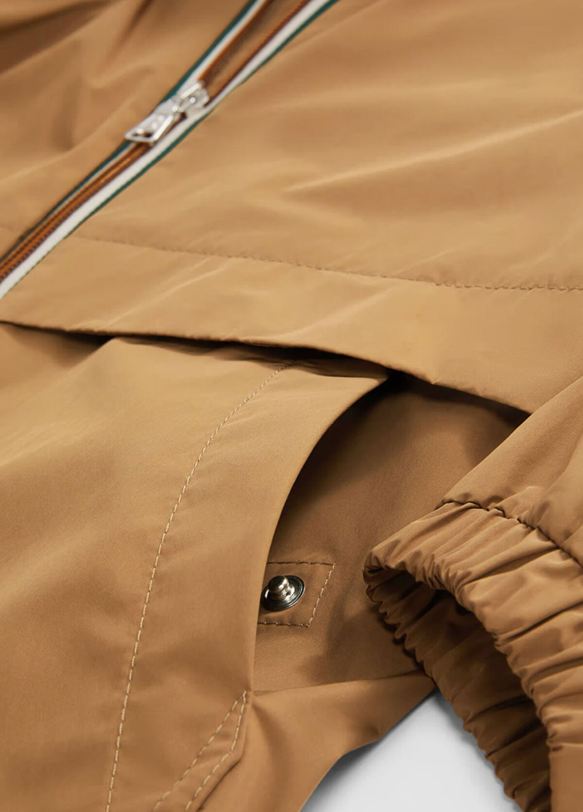 Moncler Bej Kapüşonlu Erkek Çocuk Ceket - 3