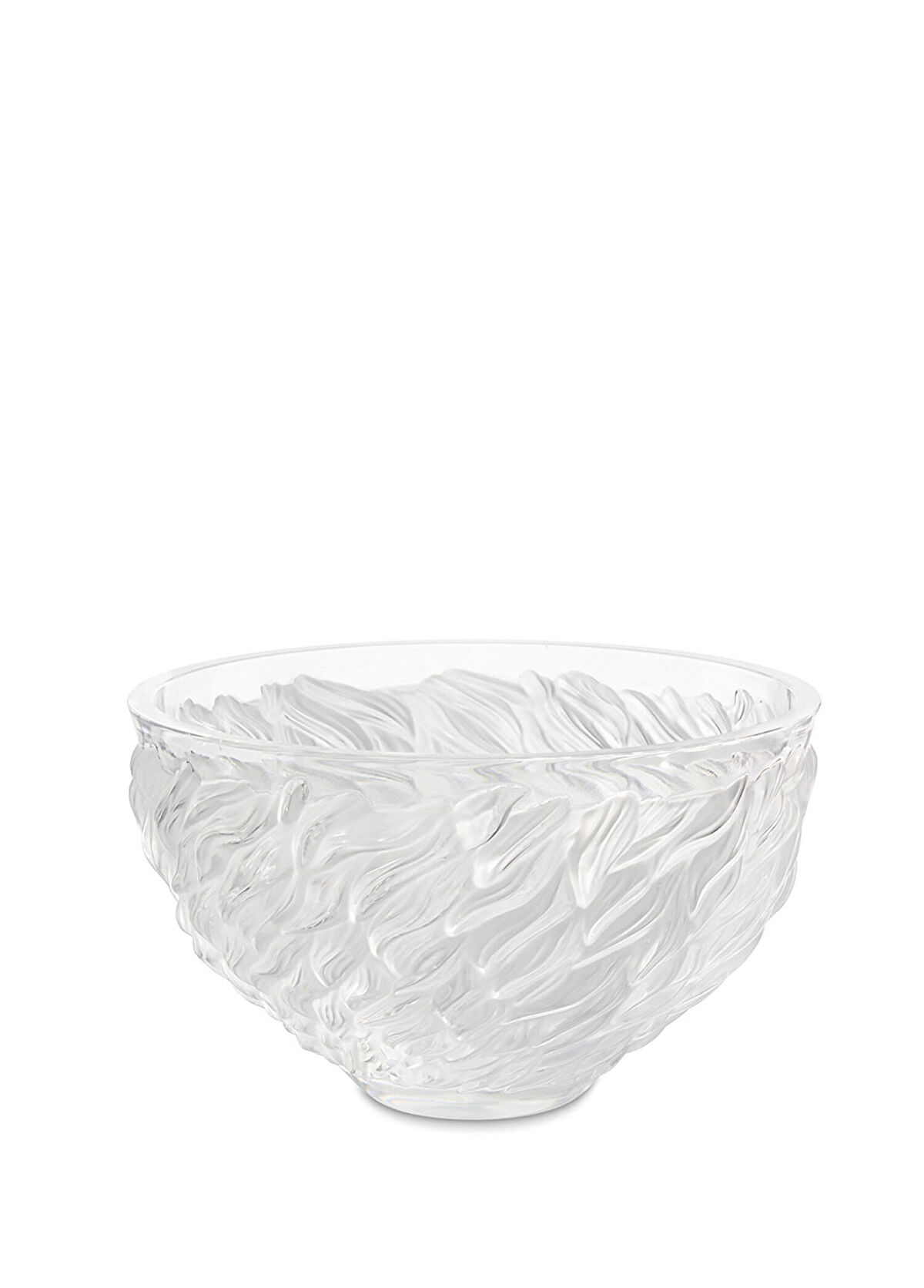 Lalique Fourrure Crystal Decorative Bowl - 1