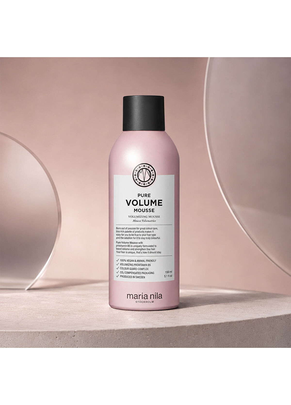 Maria Nila Pure Volume Mouse Volumizing Hair Mousse 150 ml - 3