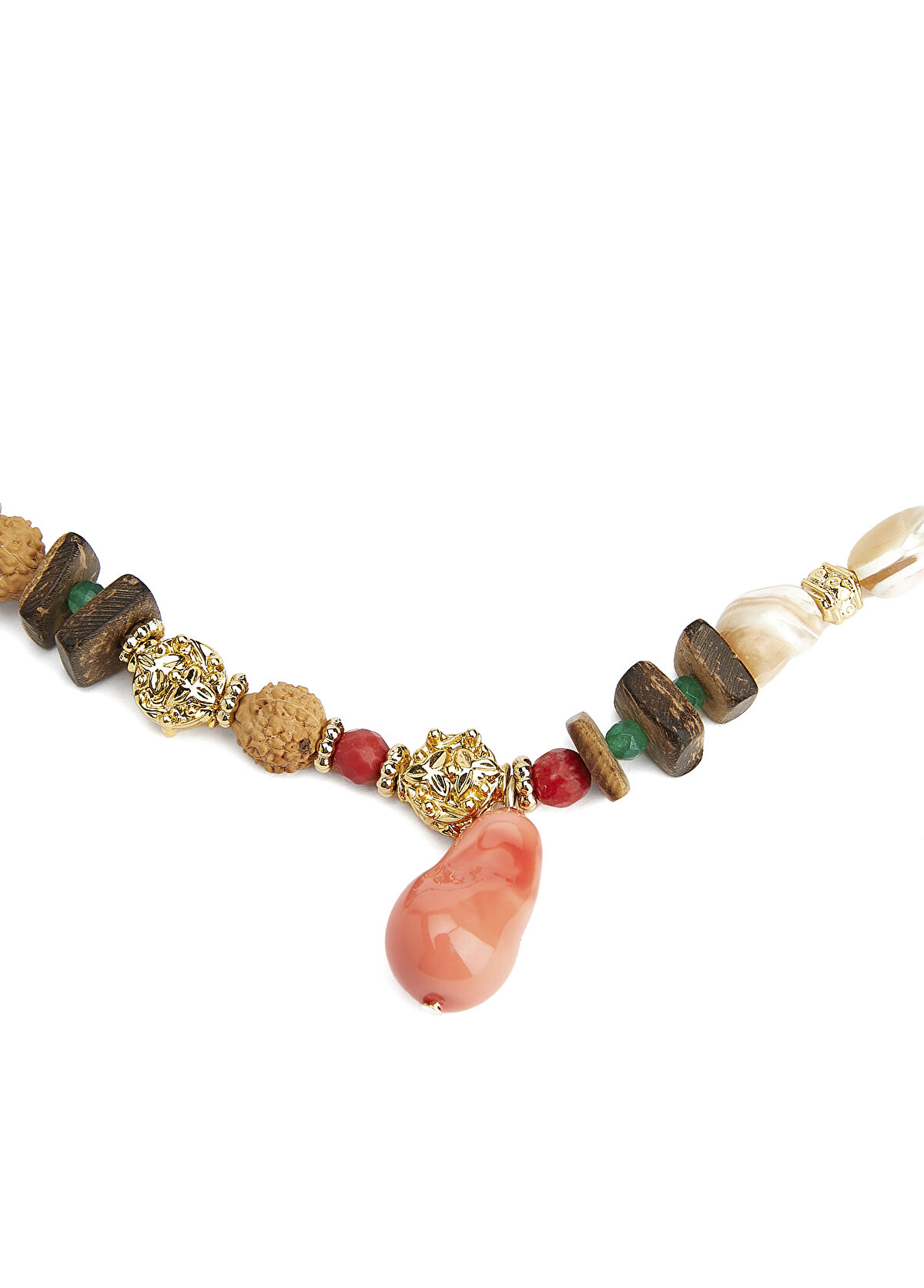 Beymen Club Çok Renkli Doğal Taşlı Kadın Kolye - 3