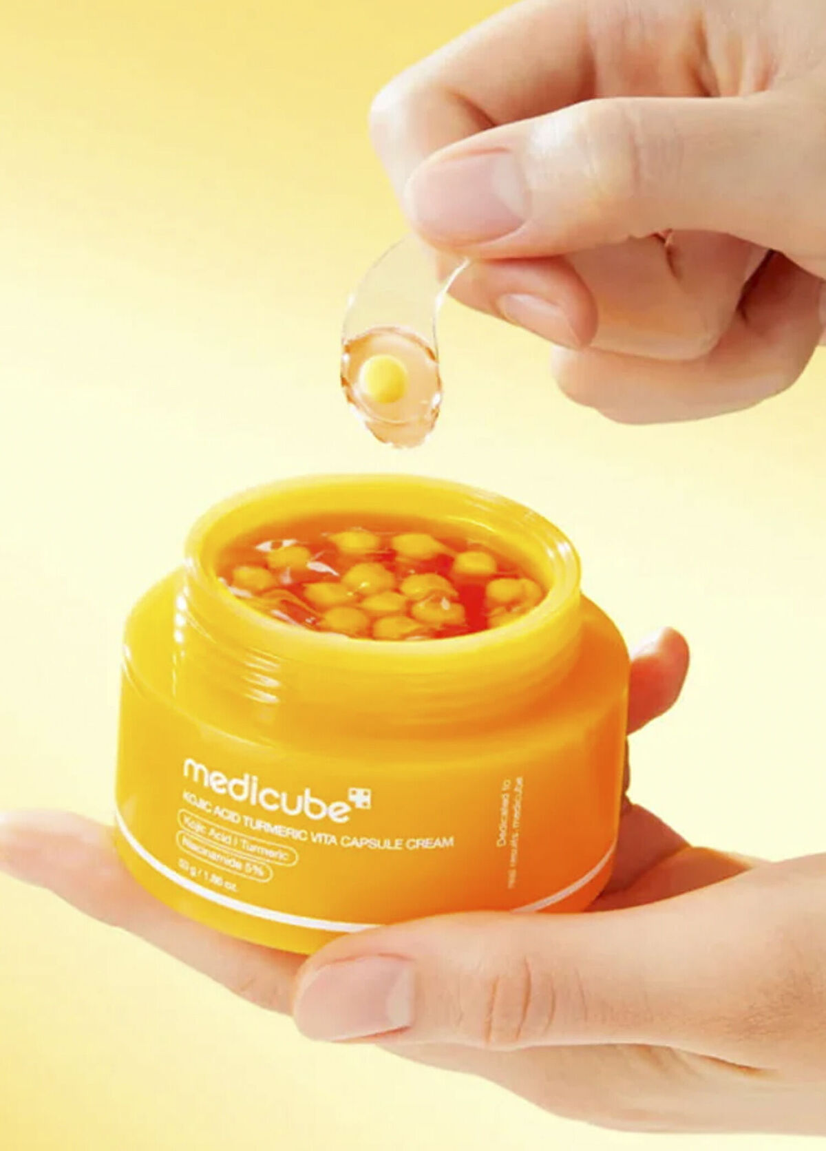 Medicube Kojic Acid Turmeric Vita Capsule Cream Cilt Tonu Eşitleyici Yüz Kremi 53 gr  - 3