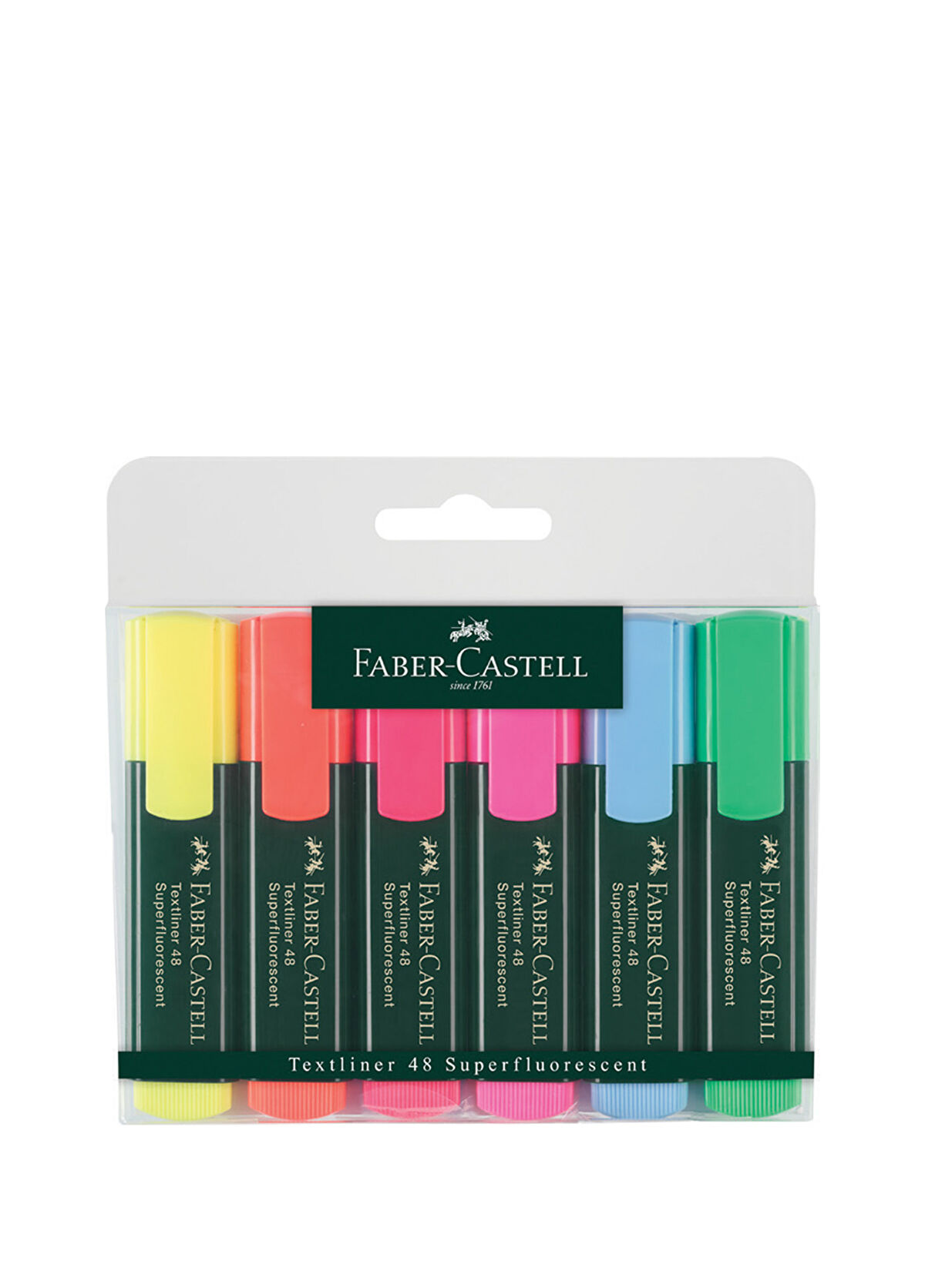 Faber Castell Vivid Colors Ergonomic Design Set of 6 Highlighters - 1