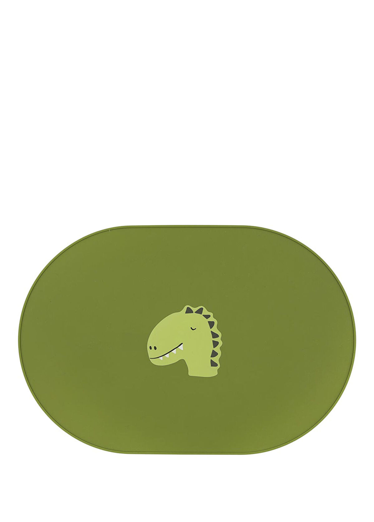 Trixie Mr. Dino Green Silicone Children's Placemat - 1