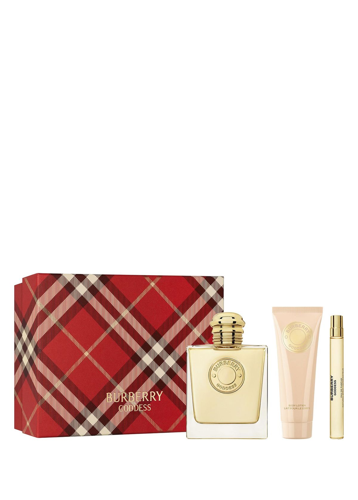 Burberry Goddesss EDP 100 ml Perfume + 75 ml Body Lotion + Goddess EDP 10 ml Women's Perfume Set - 1