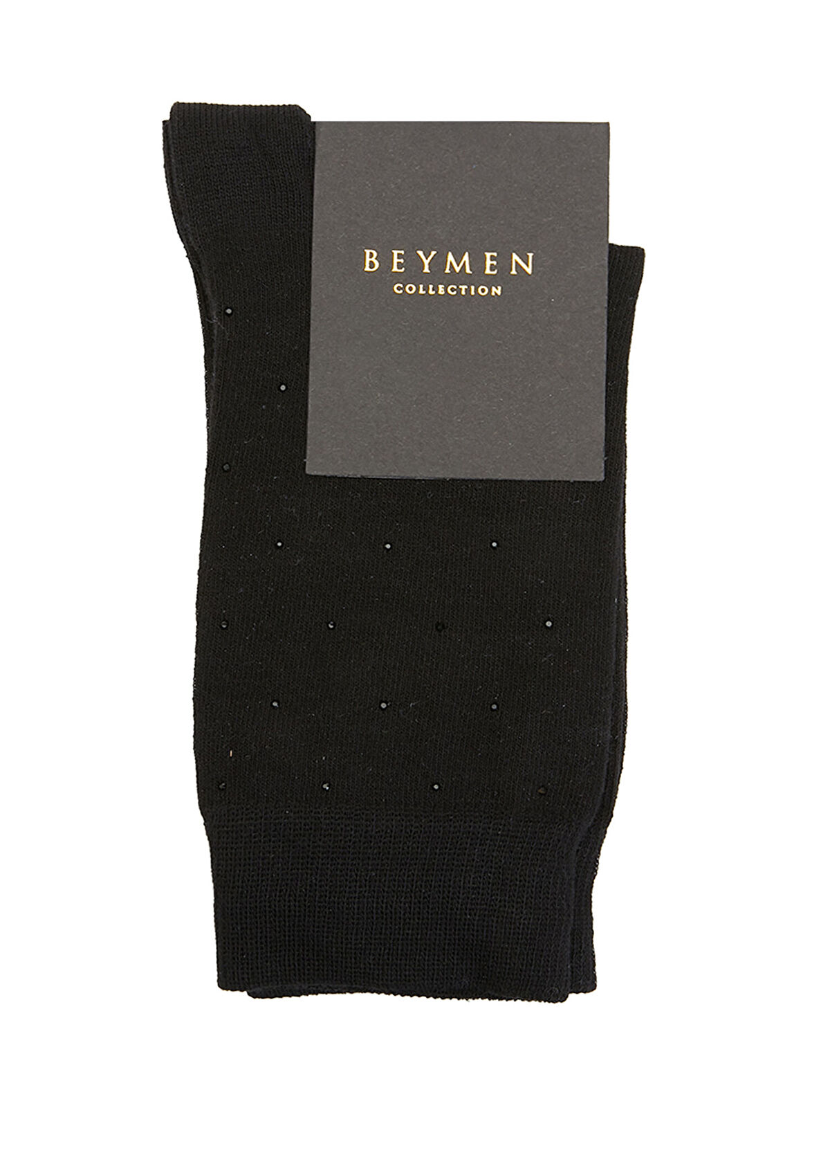 Beymen Collection Siyah Taş Detaylı Kadın Çorap - 3