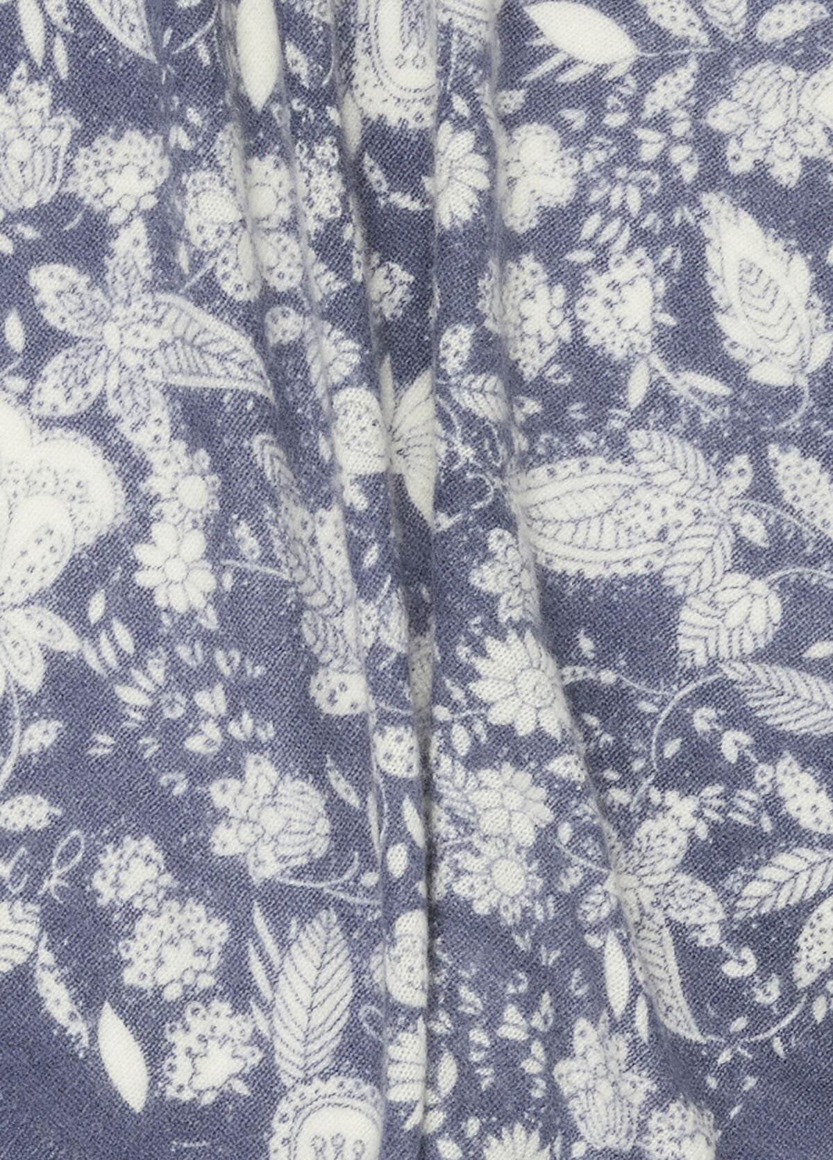 Beymen Club Navy Blue Patterned Women's Cashmere Shawl - 3