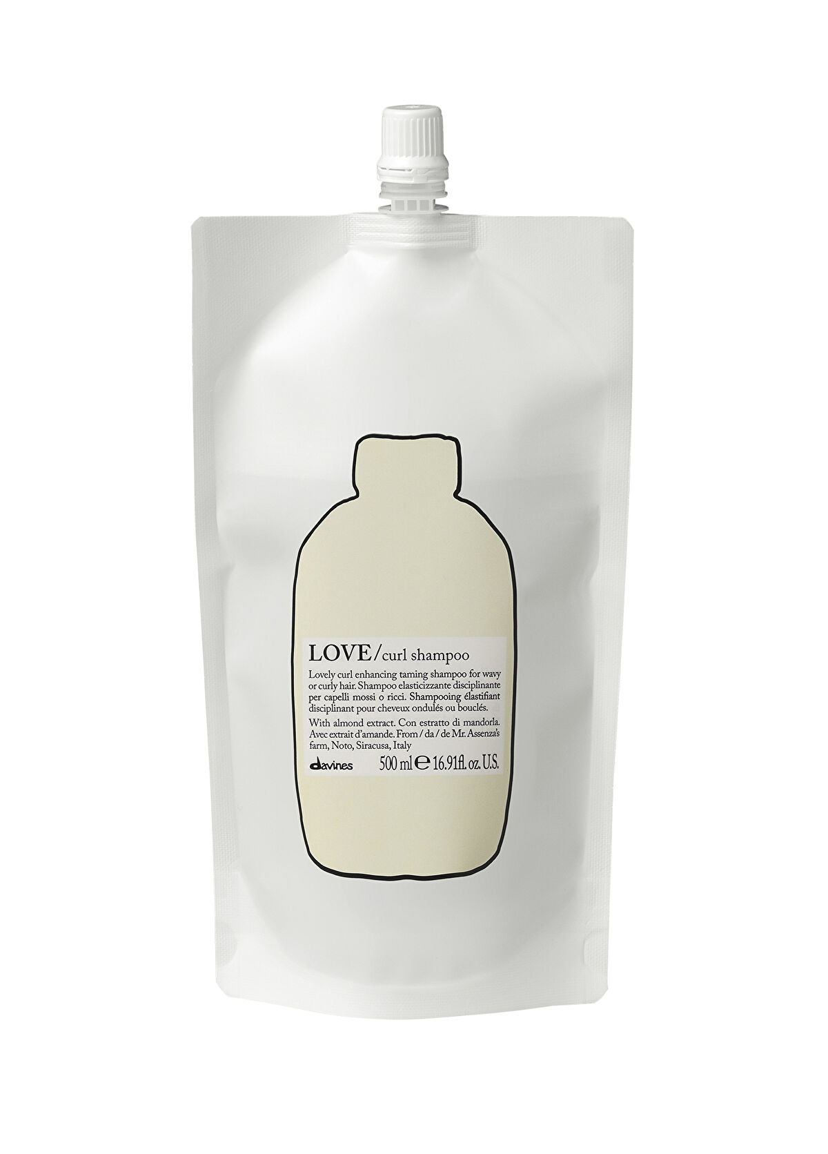 Davines Love Curl Refill Bukle Belirginleştirici Şampuan 500 ml - 1
