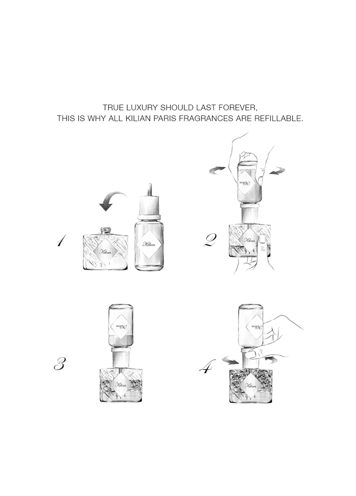Kilian Vodka On The Rocks EDP Refill 100ml - 3
