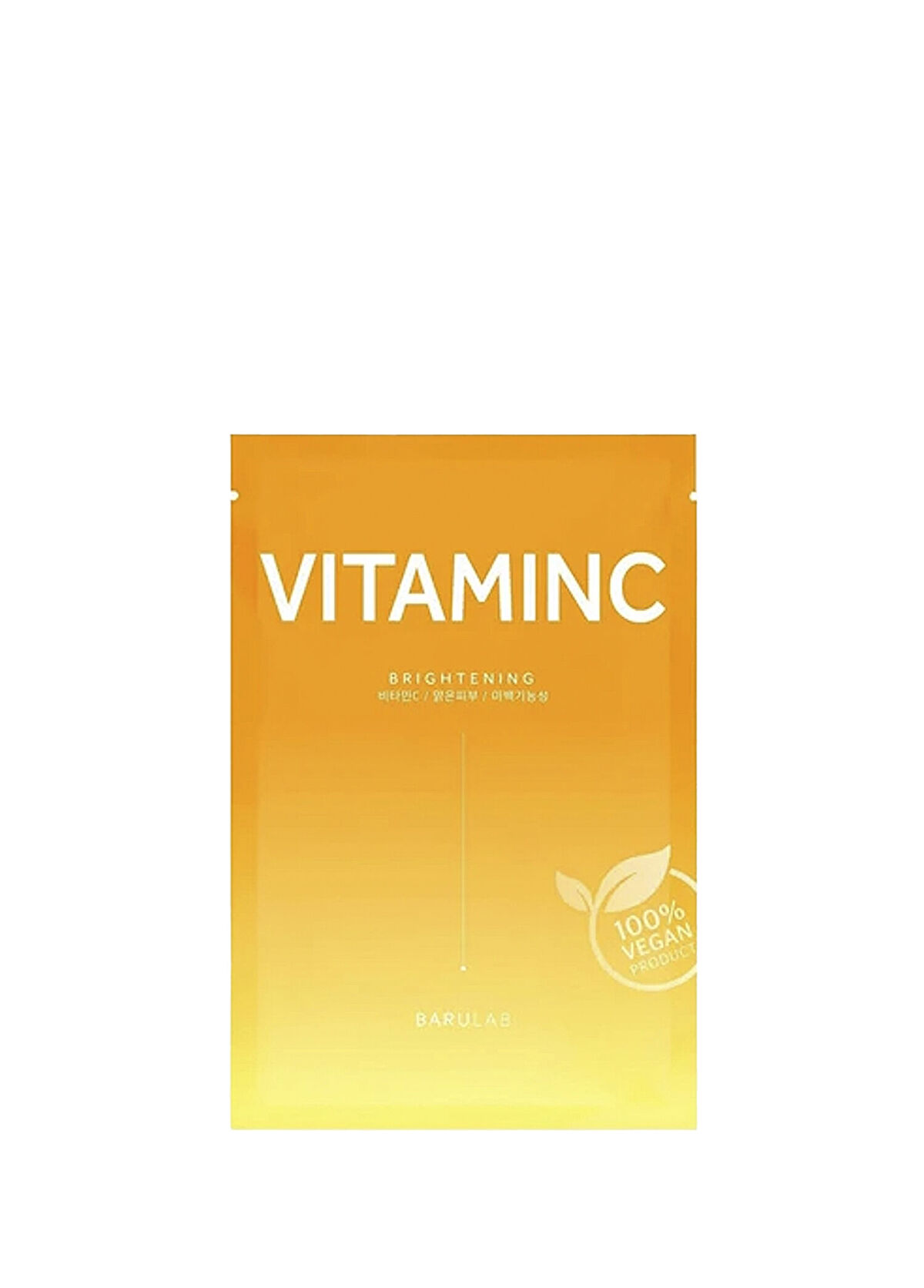 Barulab The Clean Vegan Mask C Vitaminli Aydınlatıcı Kağıt Yüz Maskesi 23 gr - 1