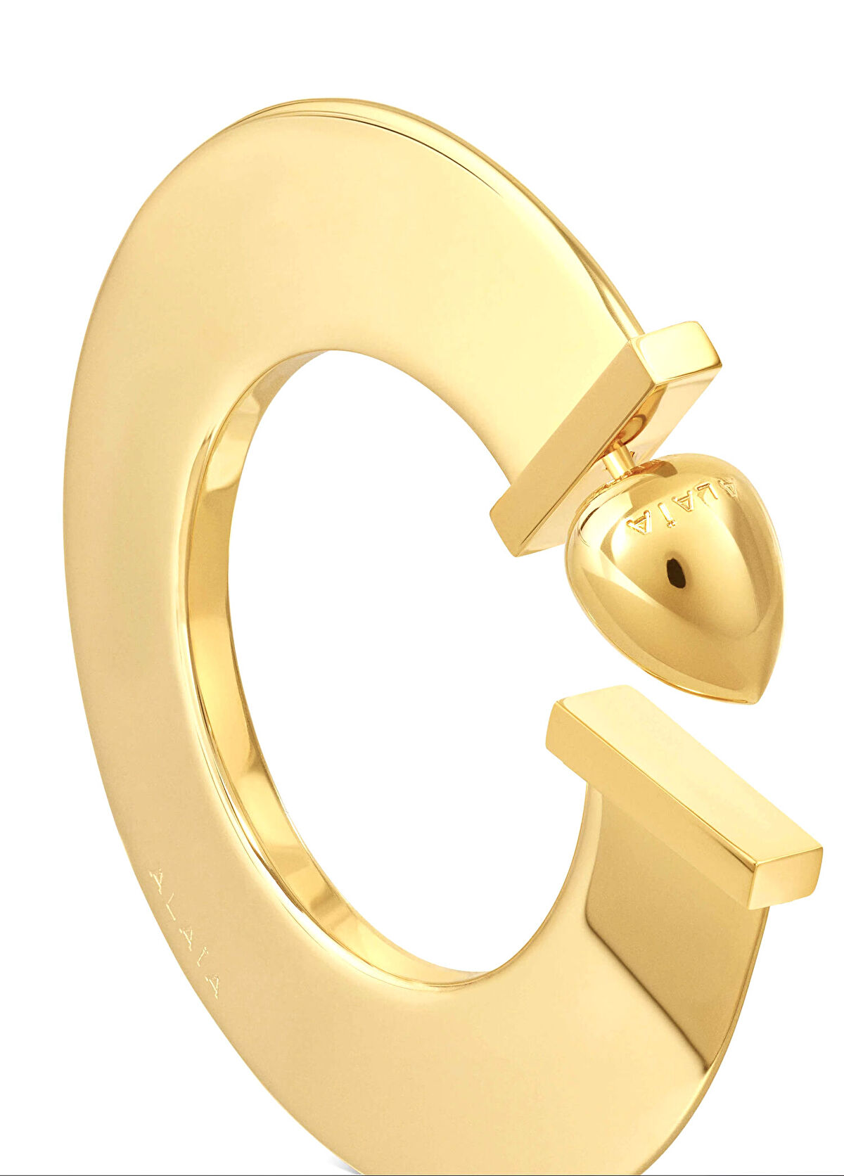 Alaïa Small Blade Women's Hoop Earrings - 3