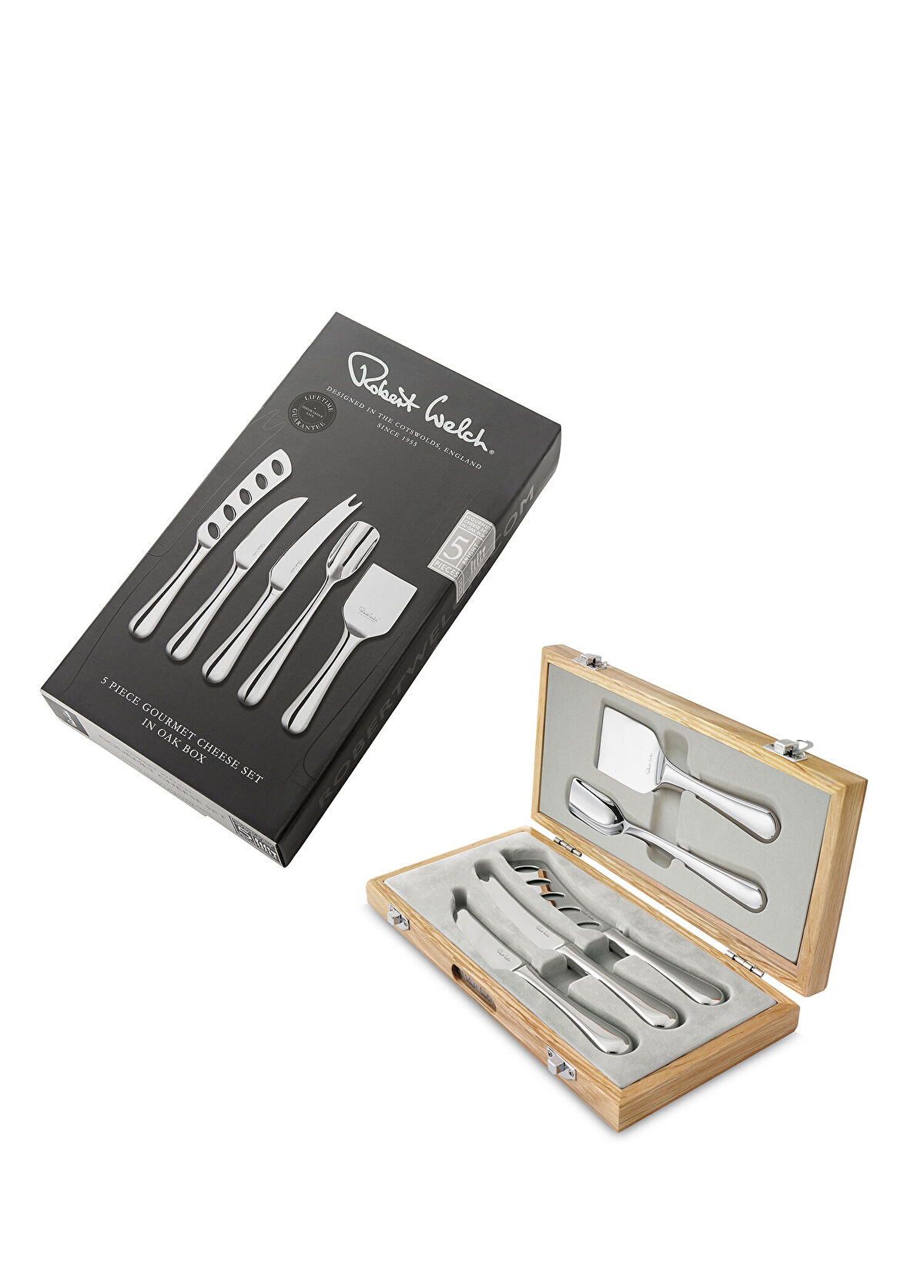 Robert Welch RADBR1083V/5 Radford Bright 5 Parça Gurme Peynir Bıçağı Seti - 3