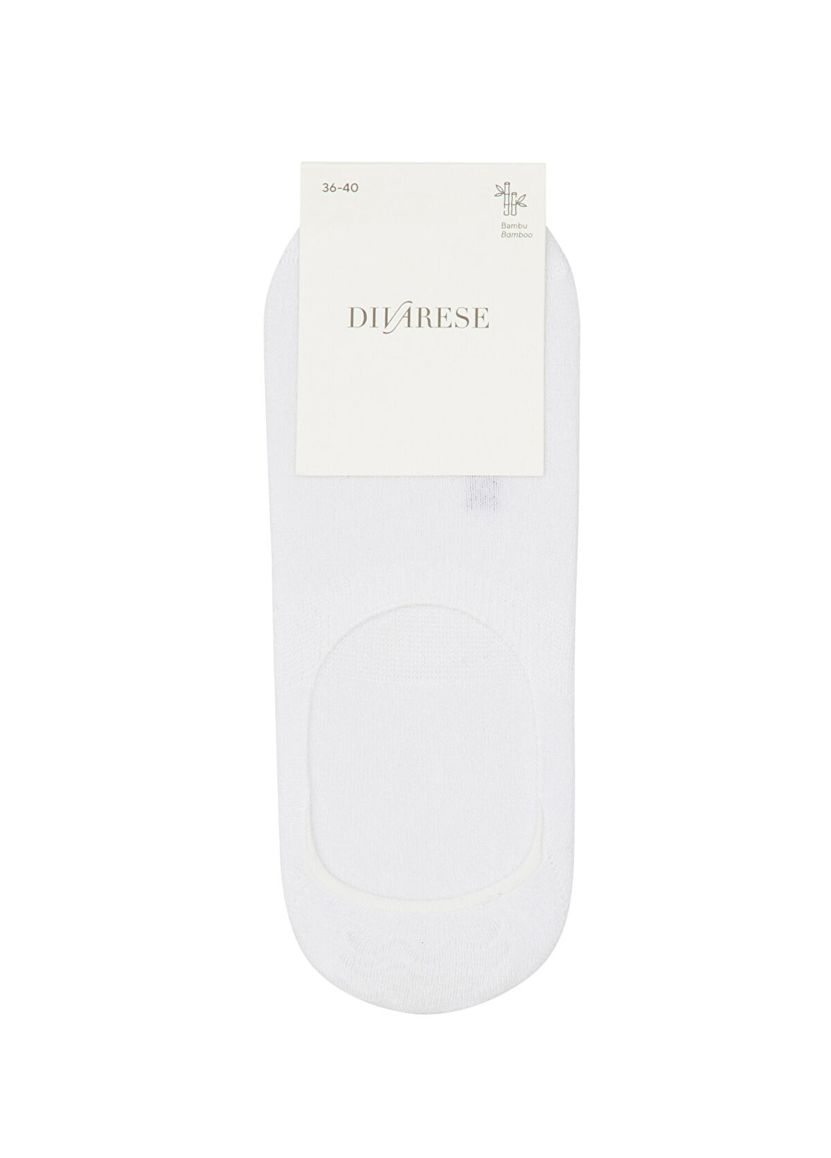 Divarese White 2-Pack Women's Socks - 3