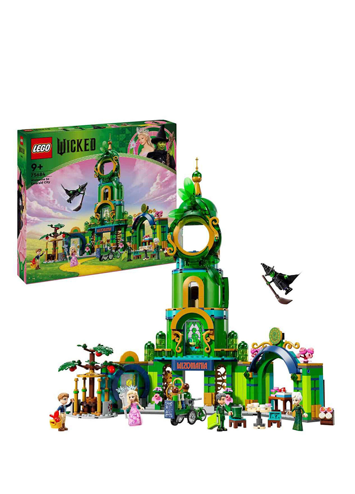 LEGO Wicked Emerald City’ye Hoş Geldiniz 740 Parça 9+ Yaş Yapı Oyuncağı 75684 - 1