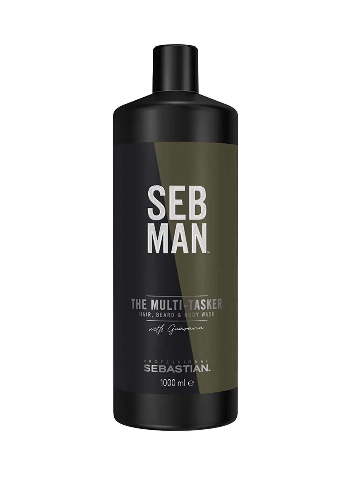 Sebastian Seb Man The Multi Tasker 3 in 1 Purifying Hair, Beard and Body Shampoo 1000 ml - 1