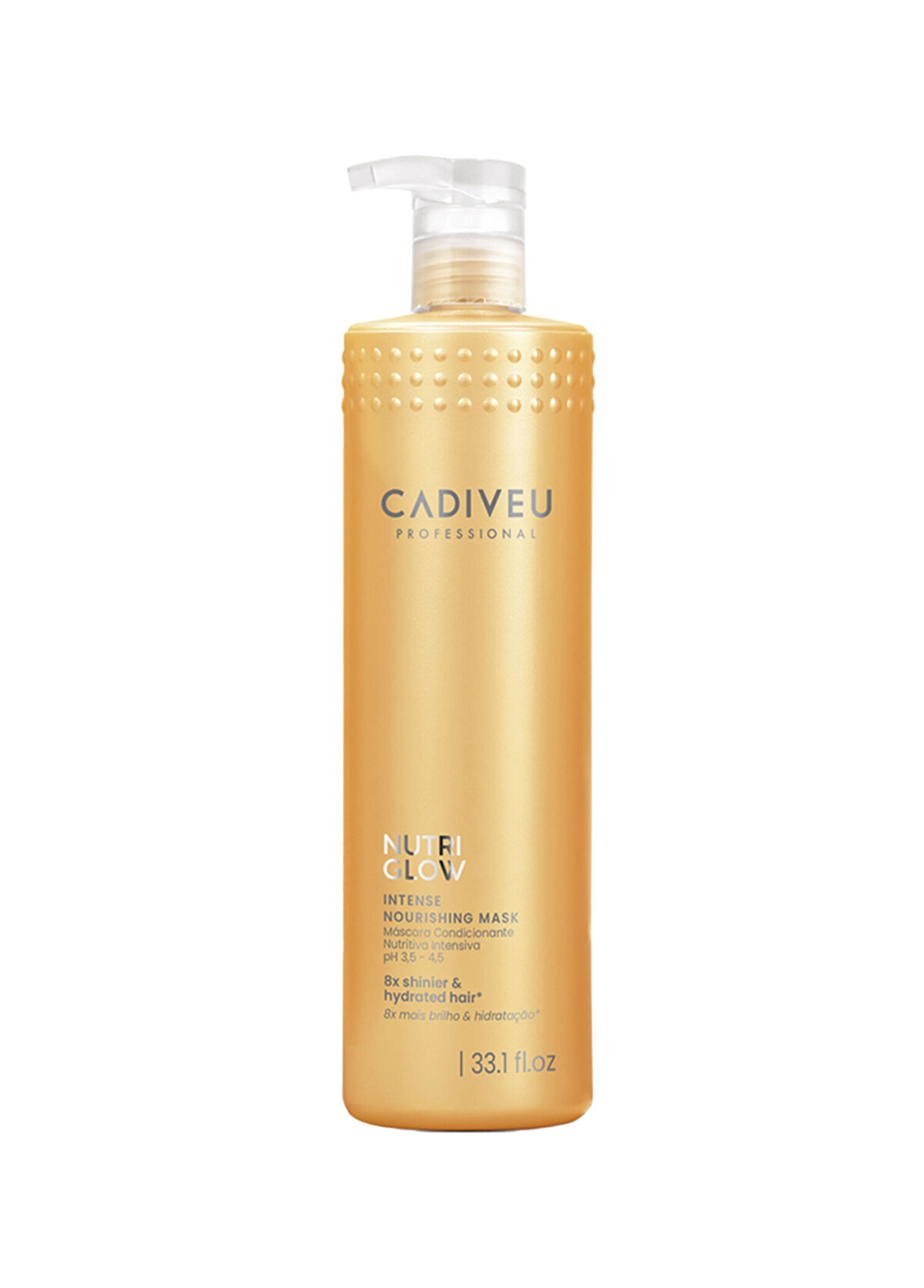 Cadiveu Nutri Glow Parlaklık Veren Elektriklenme Önleyici Laminasyon Bakımı Saç Maskesi 500 ml - 1