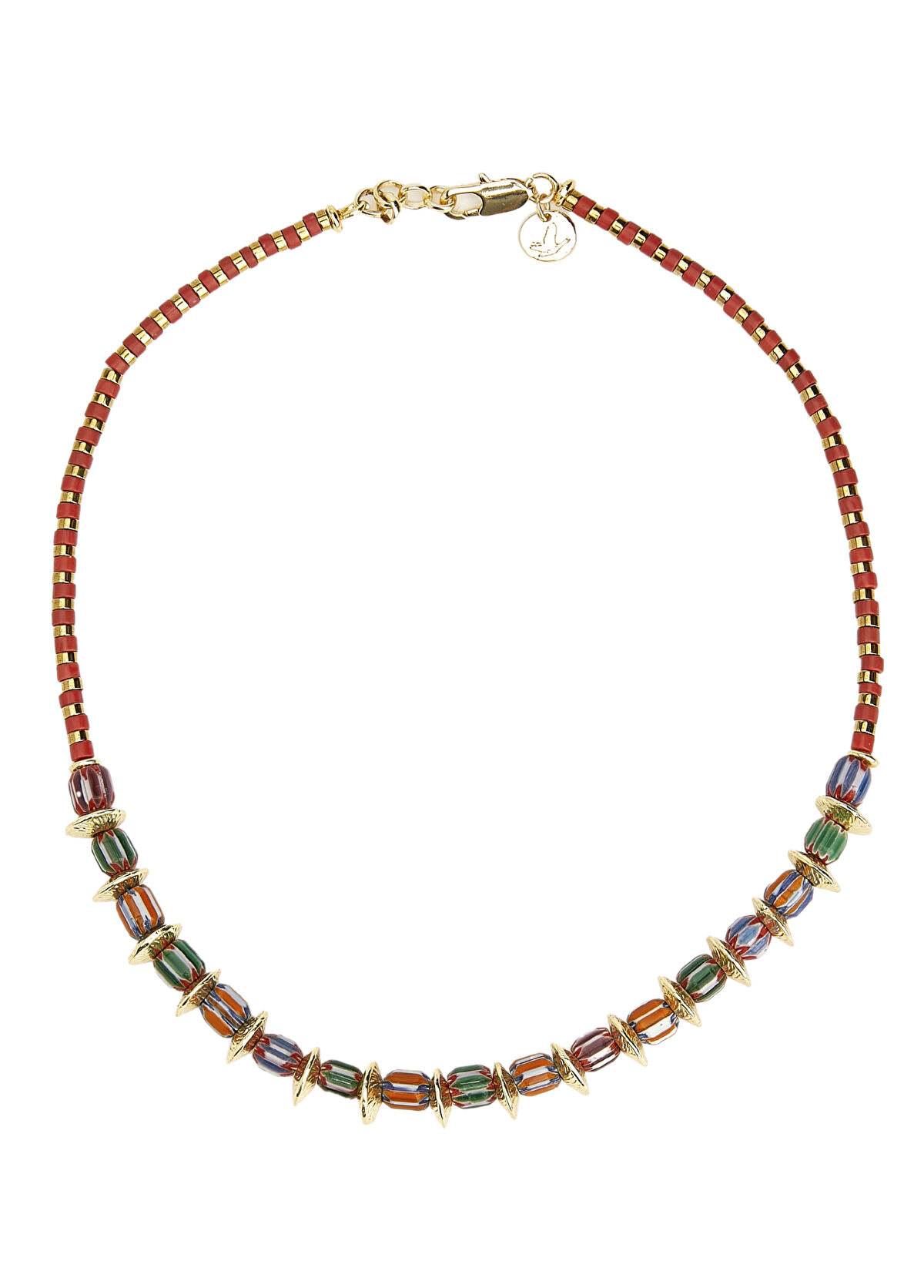 Beymen Club Kırmızı Kemik Taşlı Kadın Kolye - 3