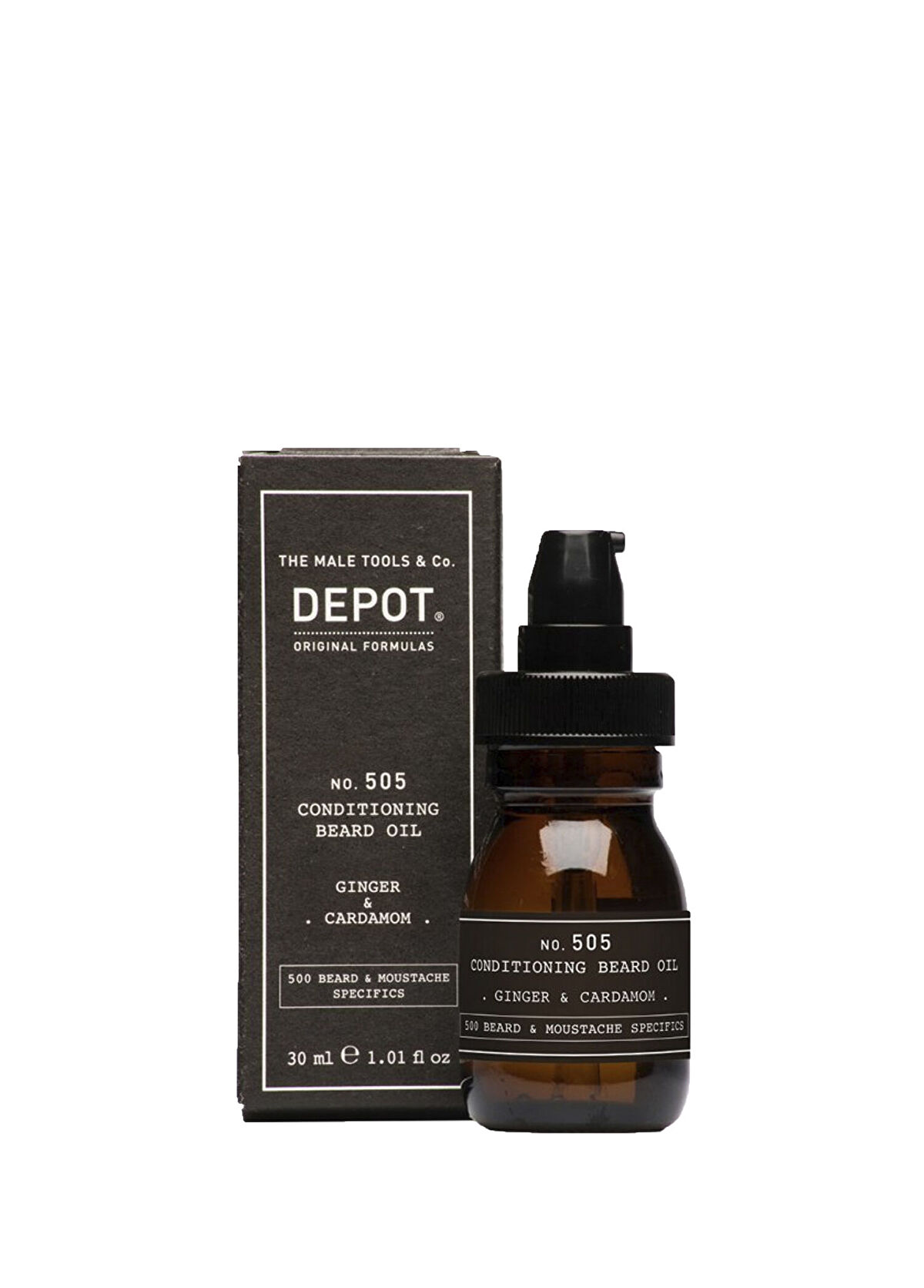 Depot No. 505 Zencefil ve Kakule İçerikli Sakal Bakım Yağ 30 ml - 1