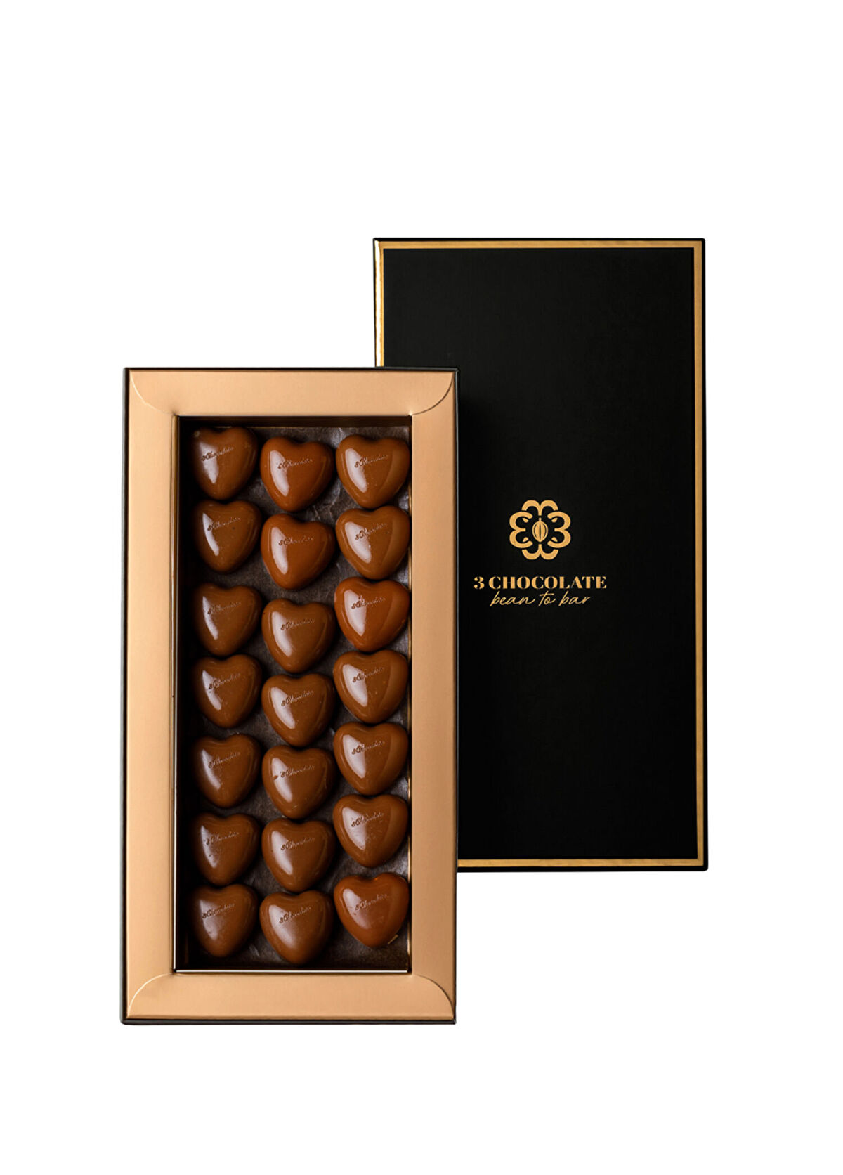 3CHOCOLATE Love Fındıklı Sütlü Çikolata 168 gr - 1
