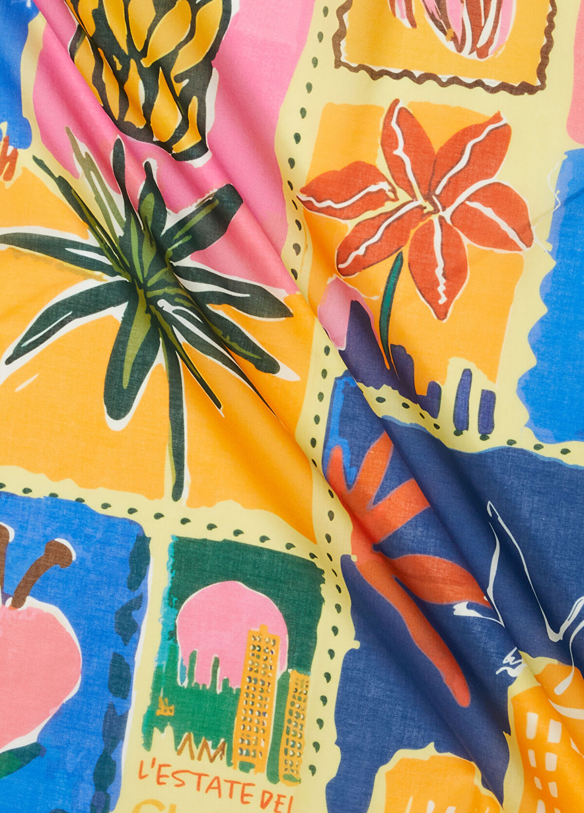 Beymen Club Sarı Desenli Kadın Pamuk Bandana - 3
