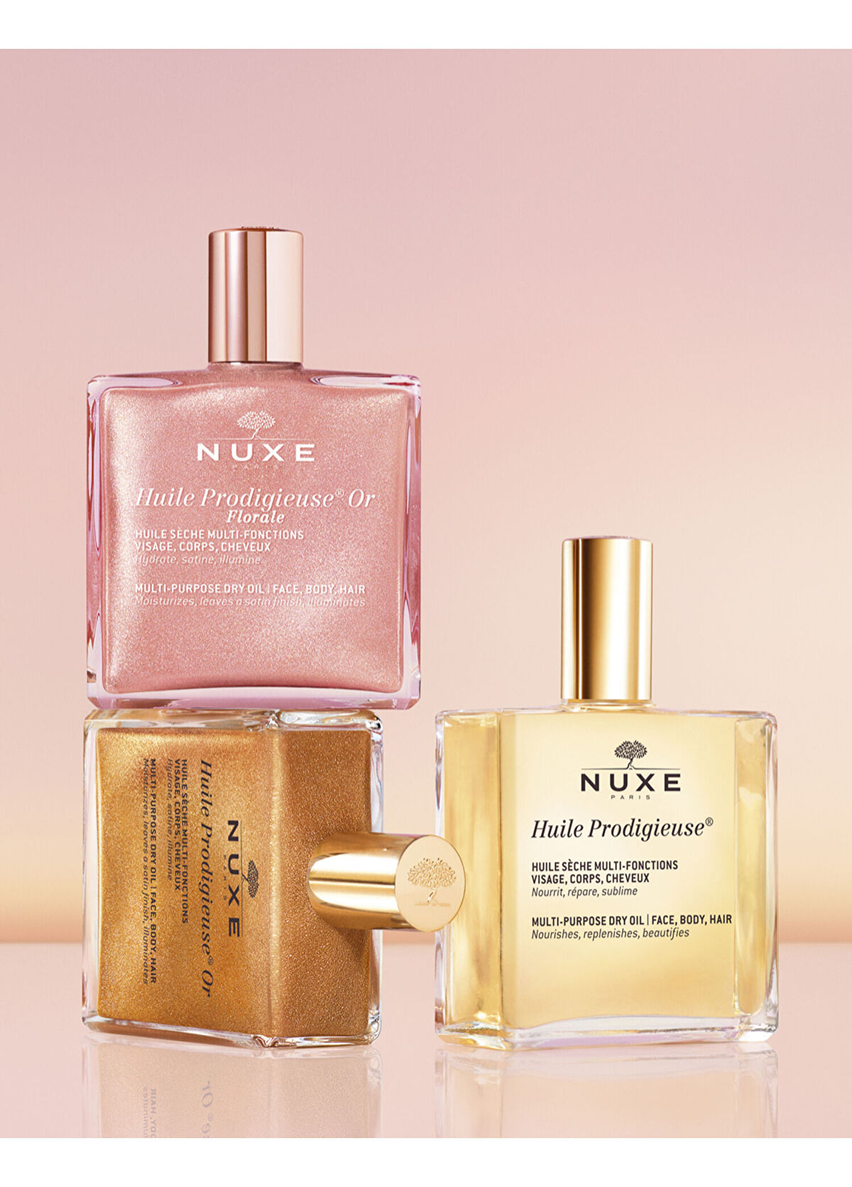 Nuxe Floral Dry Oil for Face, Body and Hair 50 ml + Body Massage Brush - 3