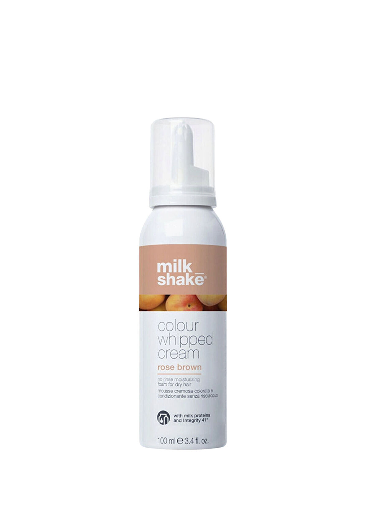 Milk Shake Rose Brown Renkli Durulanmayan Koruyucu Kremsi Saç Köpüğü 100 ml - 1