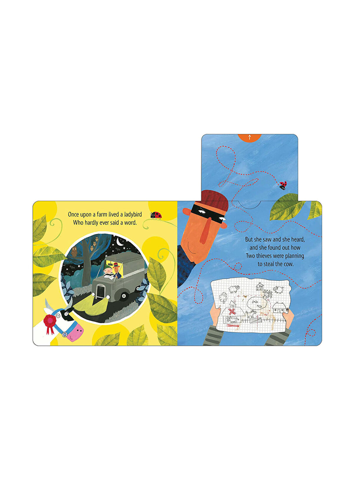 Pan Macmillan What The Ladybird Heard A Push Pull and Slide Book - 3