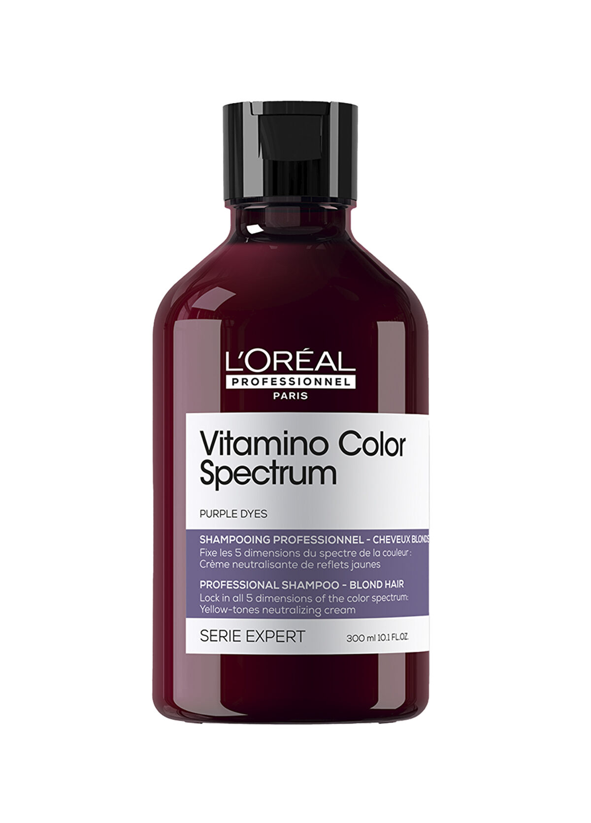 Loreal Professionnel Paris Serie Expert Vitamino Color Spectrum Sarı Saçlar İçin Sarı Tonlarını Nötralize Edici Mor Şampuan 300 ml - 1