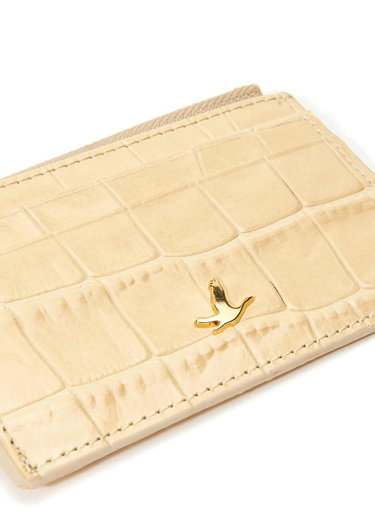 Beymen Club Bej Krokodilli Kadın Deri Kartlık - 3